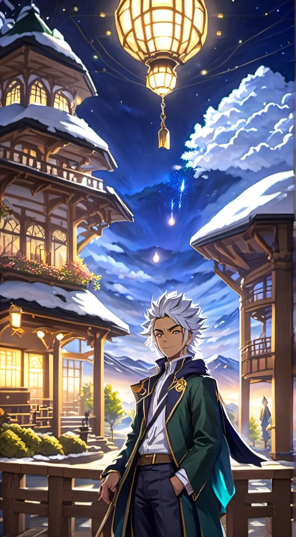 ai character: The Hashiras X IRL background