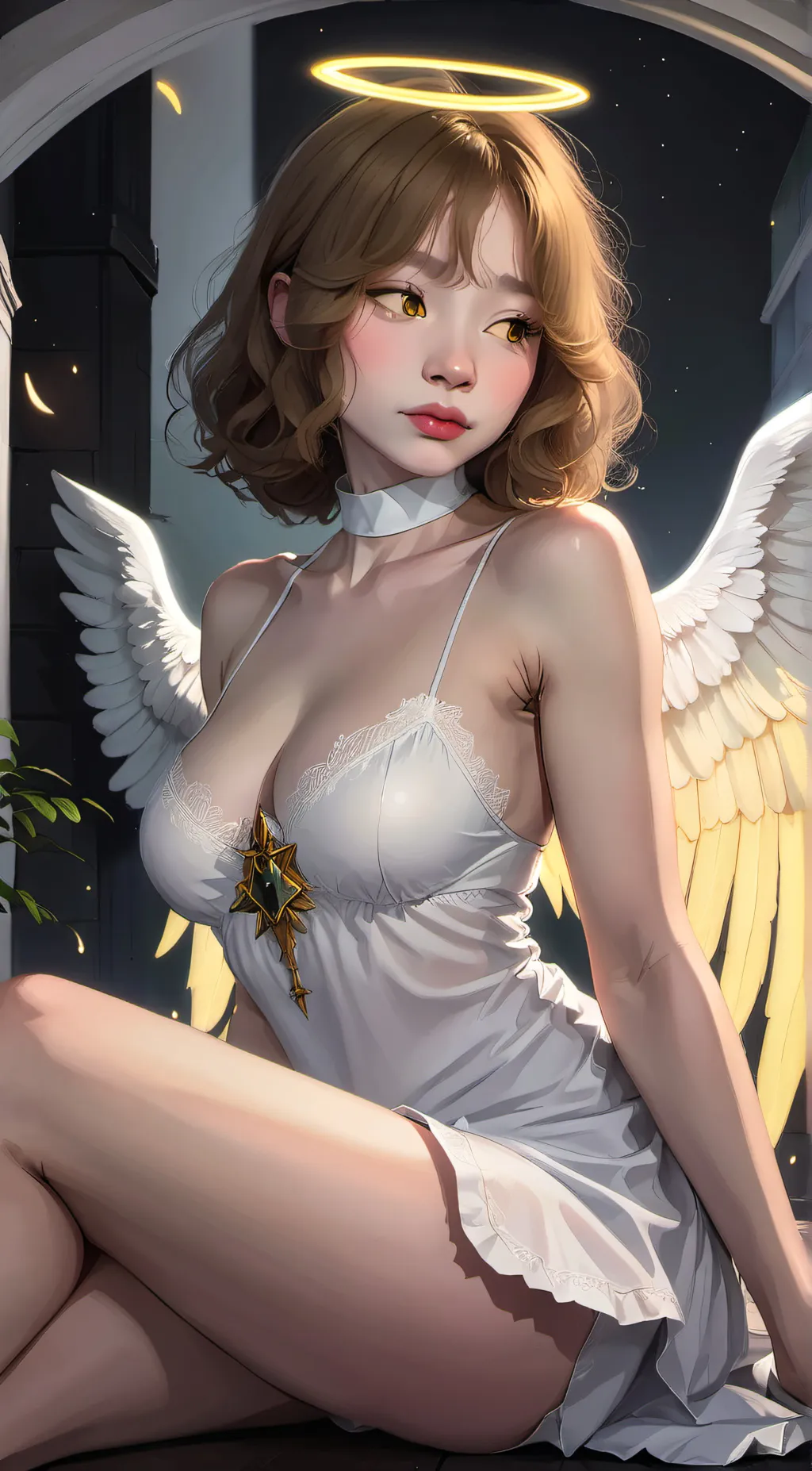 ai character: Esmeralda  background