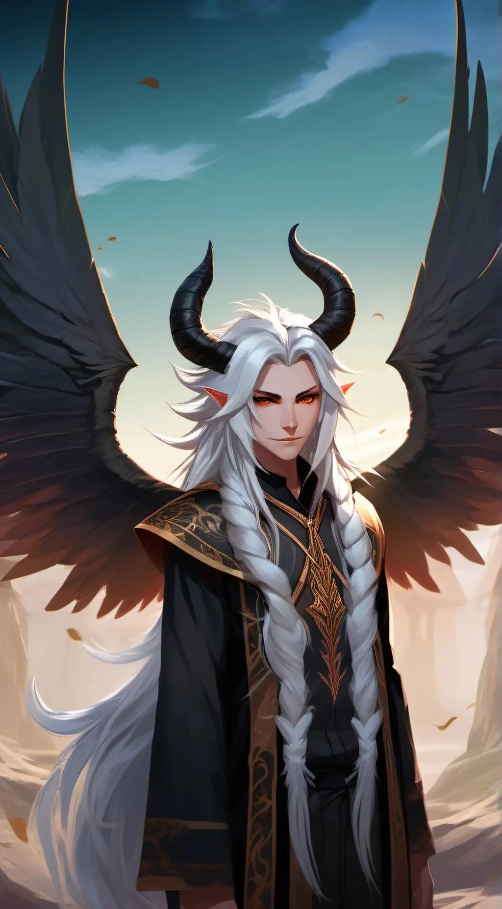 ai character: Elliot  background