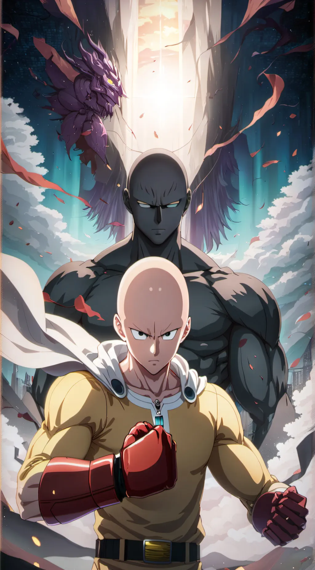 ai character: OPM universe background