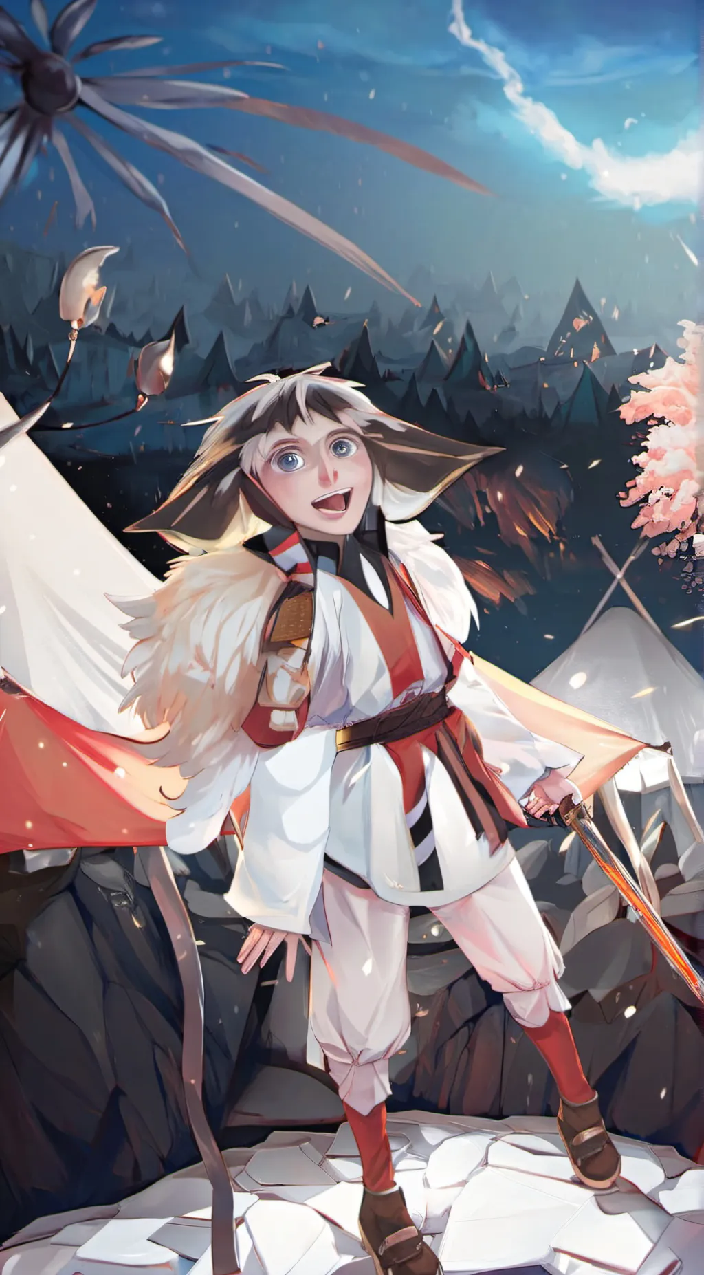 ai character:  No background