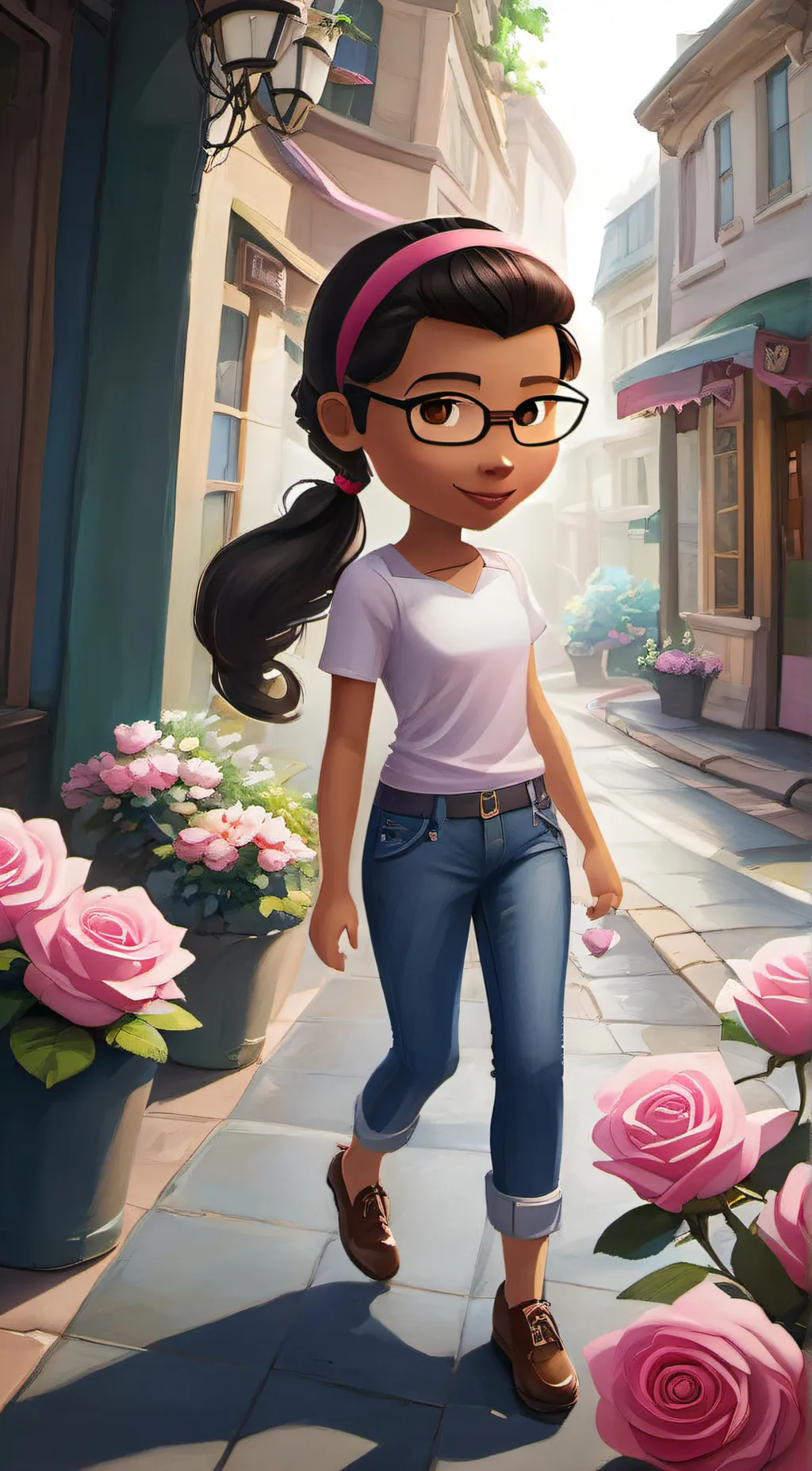 ai character: Rosa rivera background