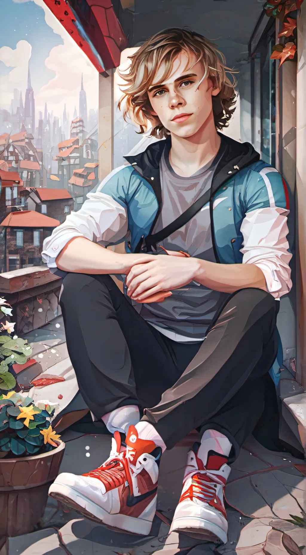 ai character: Jamie  background