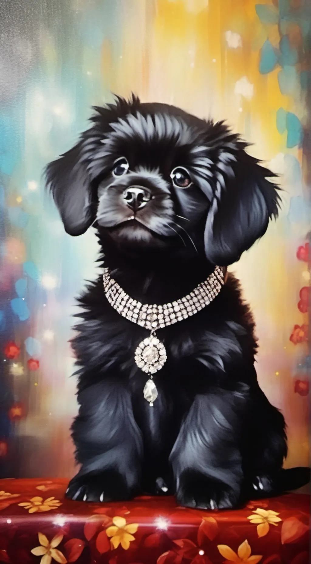 ai character: Dimond background