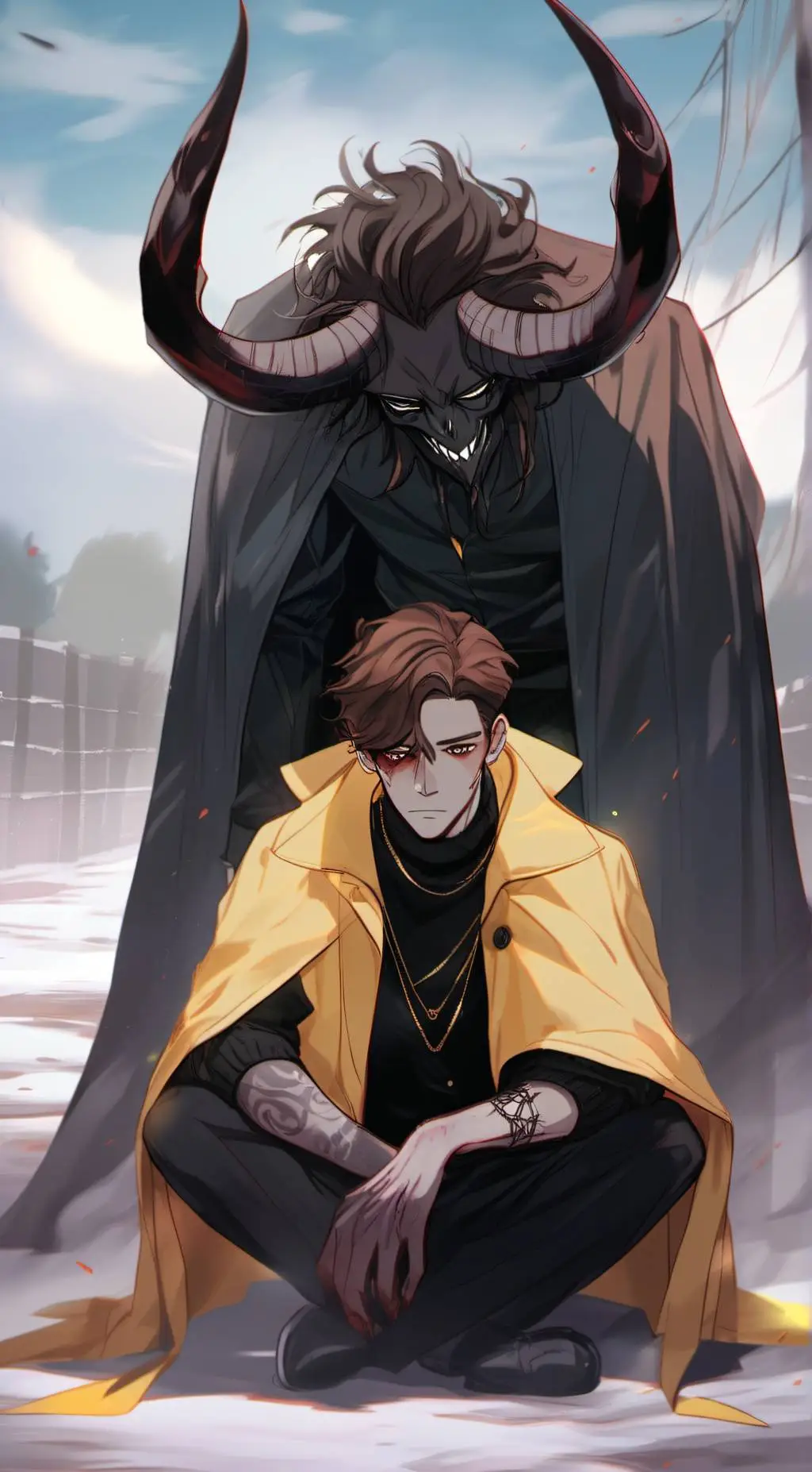 ai character: Arthur & John background