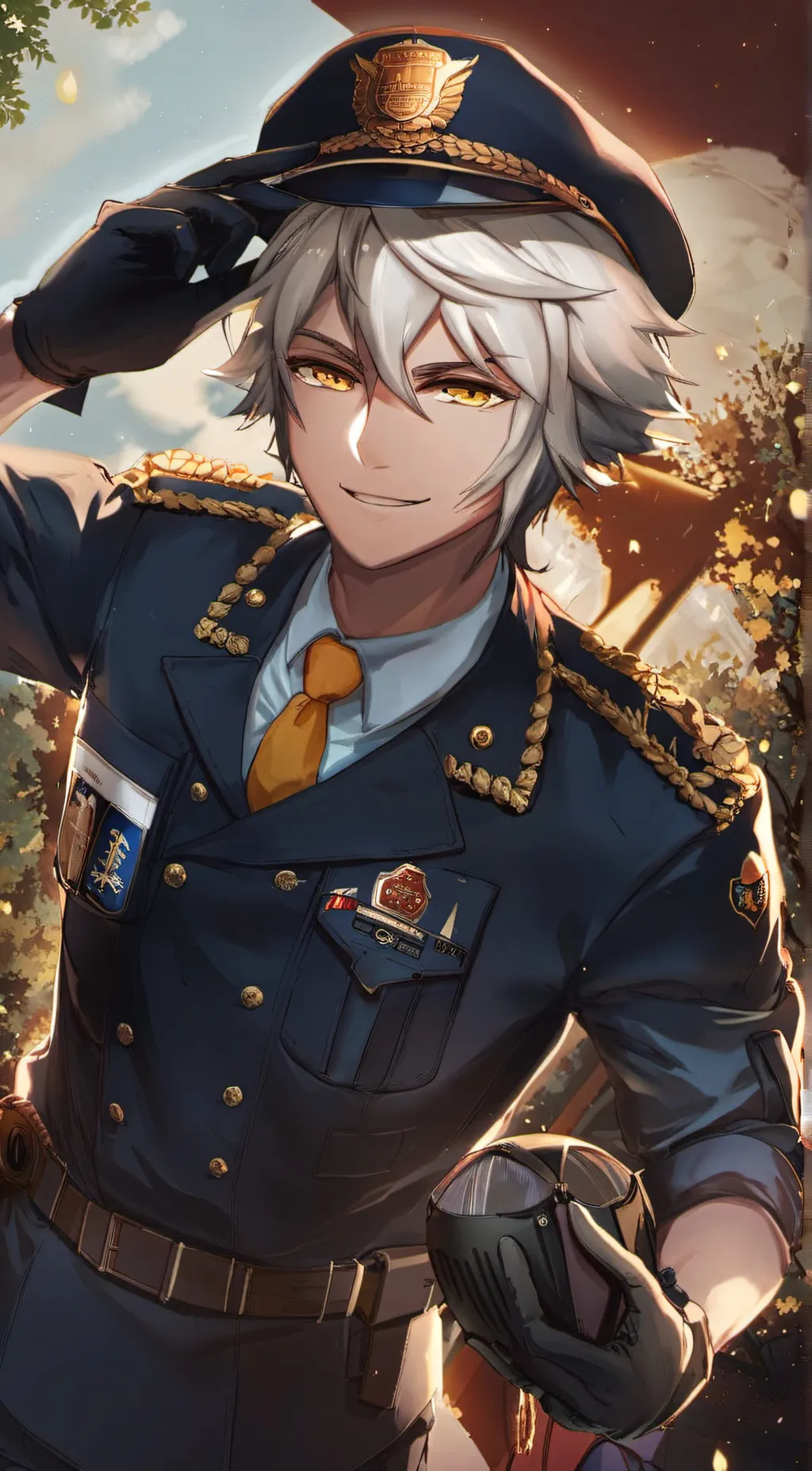 ai character: Mark background