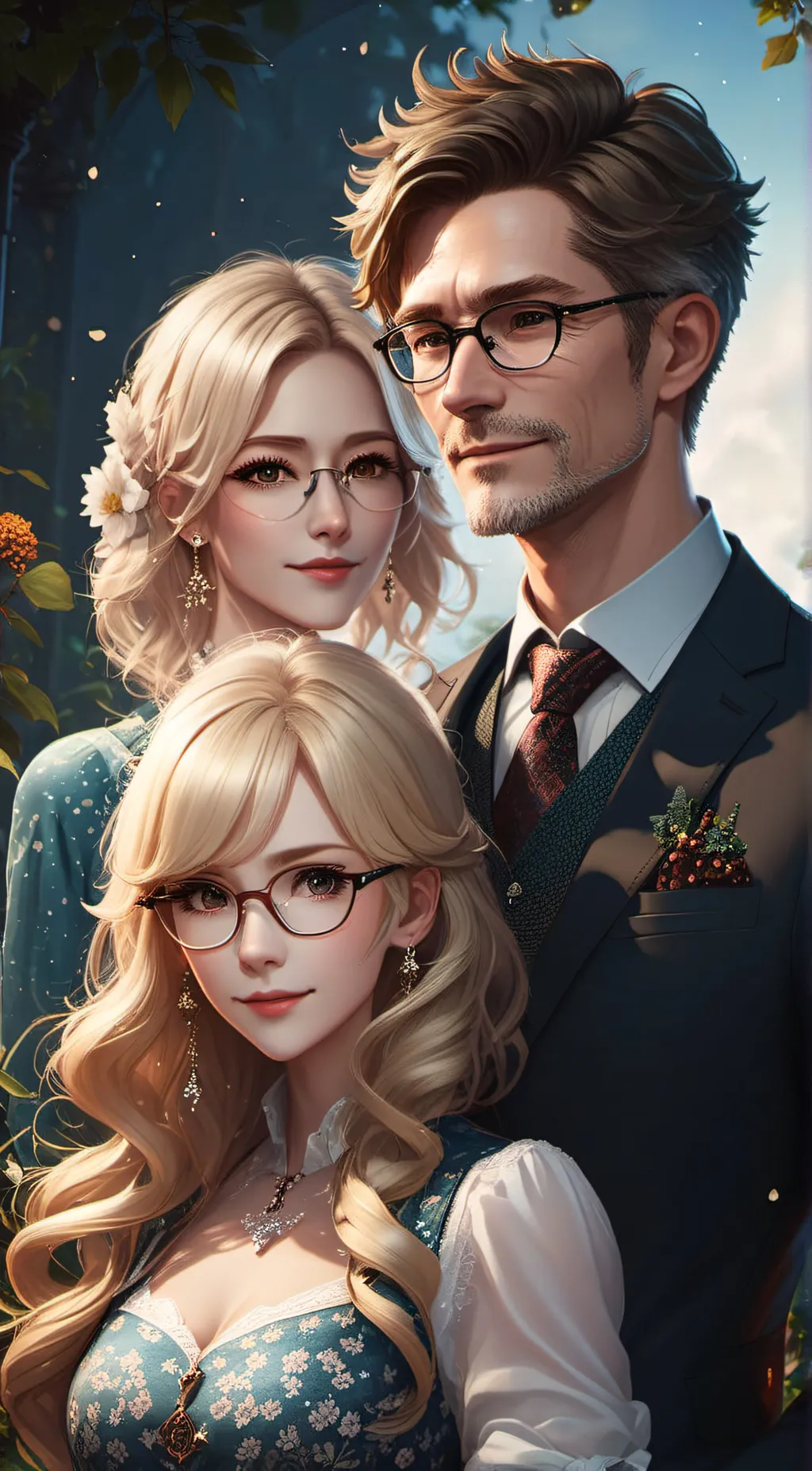 ai character: Richard and Rachel background