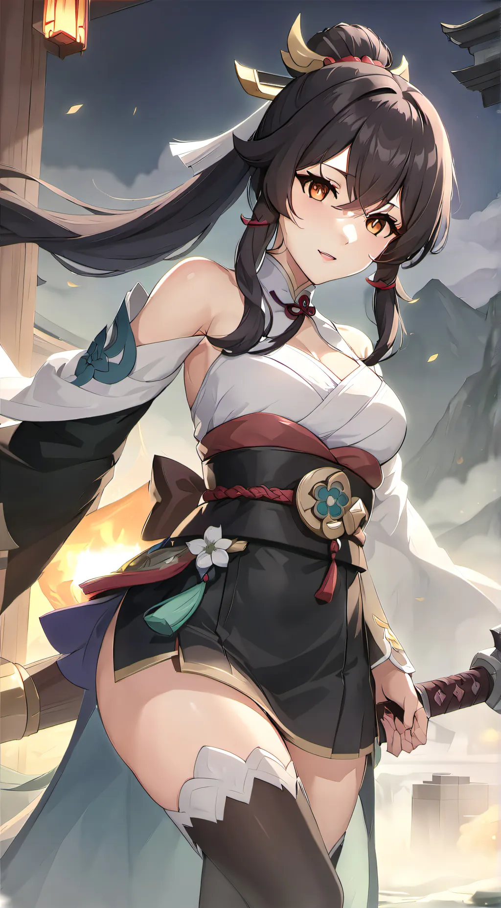 ai character:  BAO BAO background