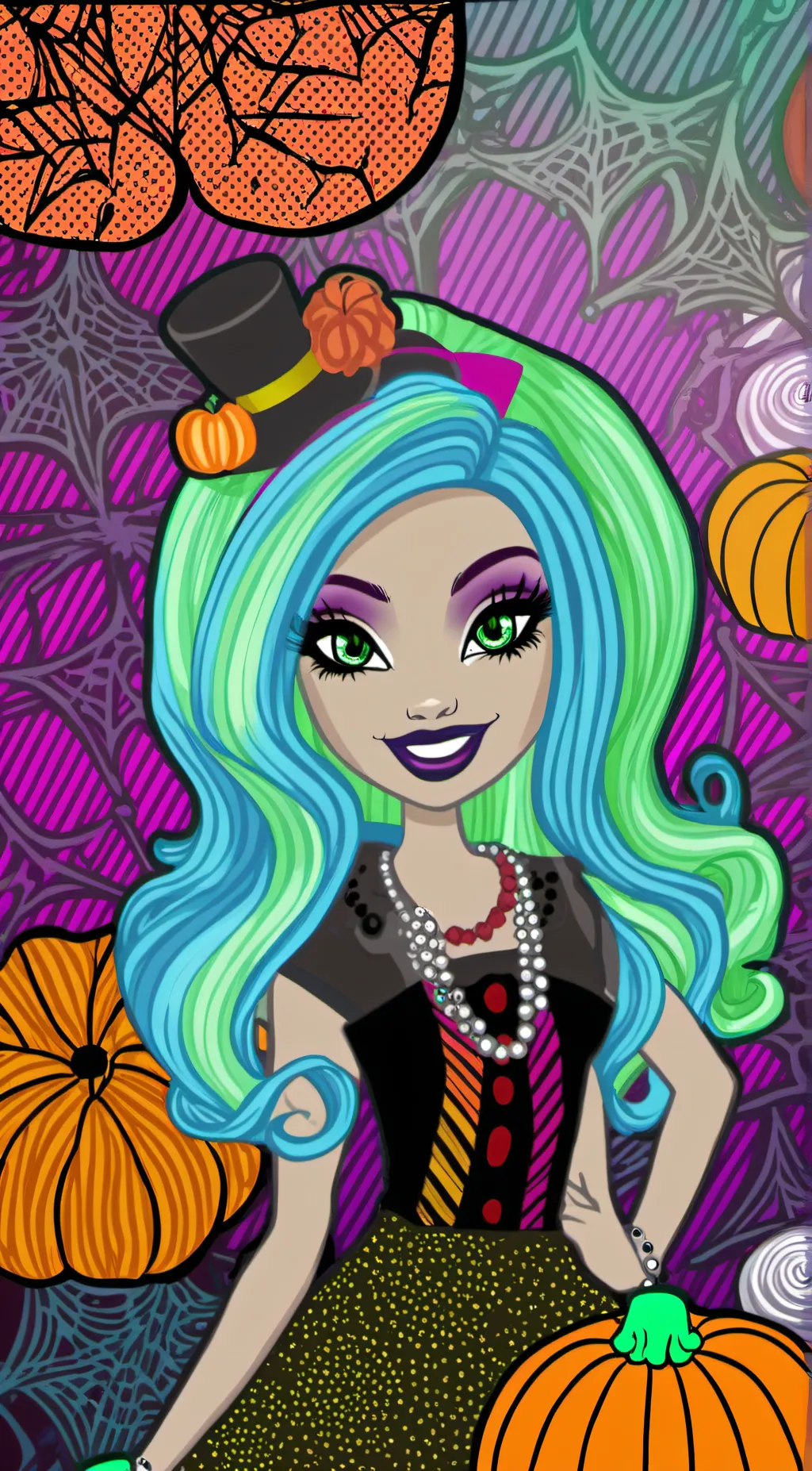 ai character: Selena background