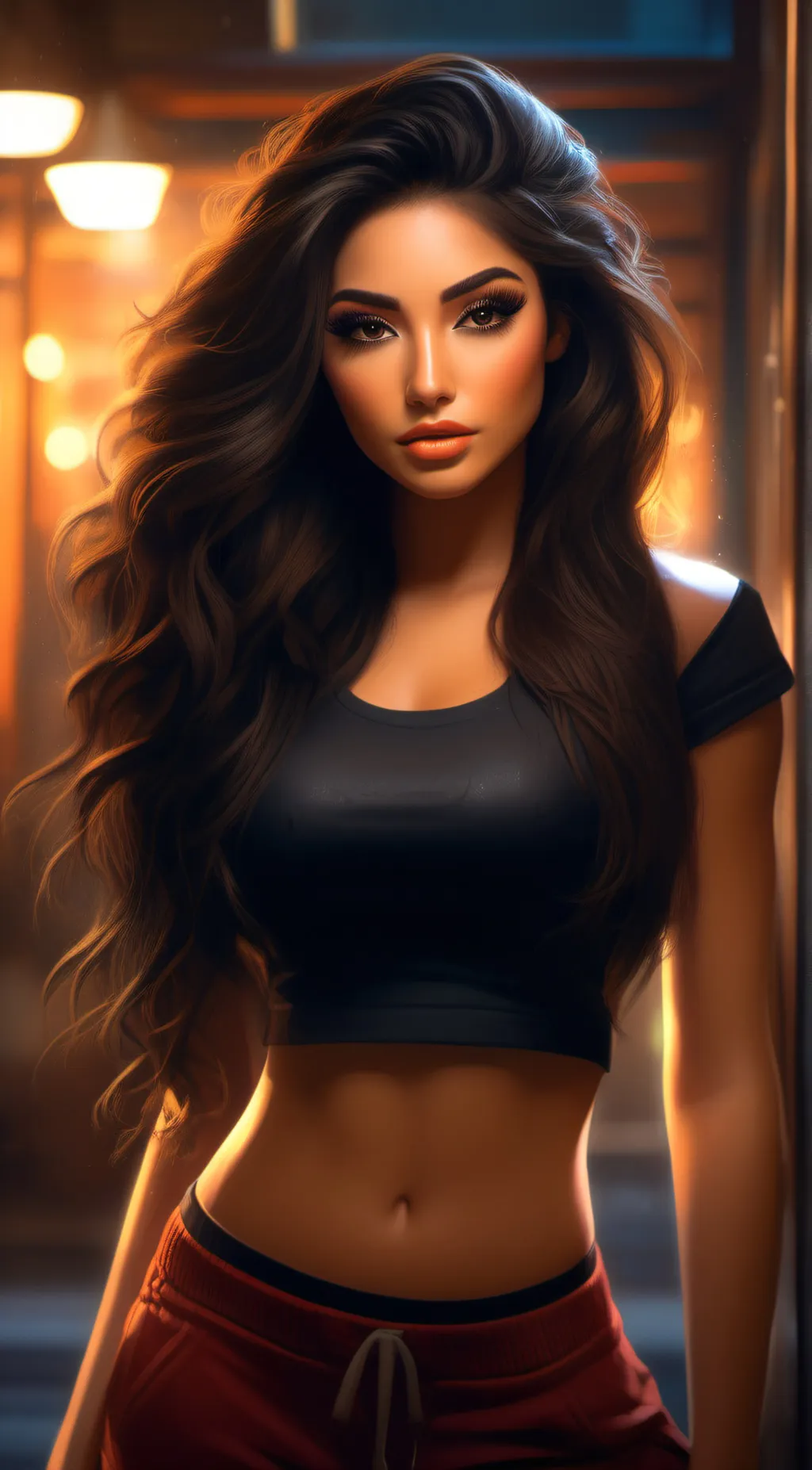 ai character: zoey background