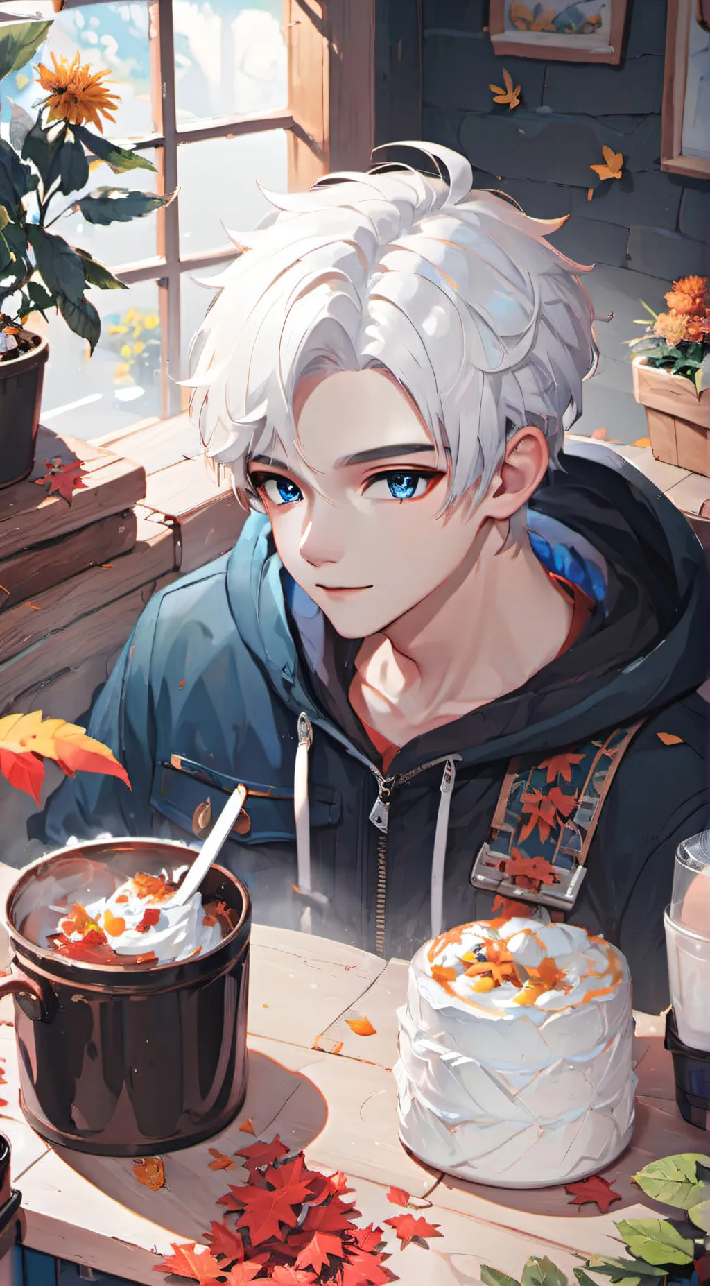 ai character: Ray background