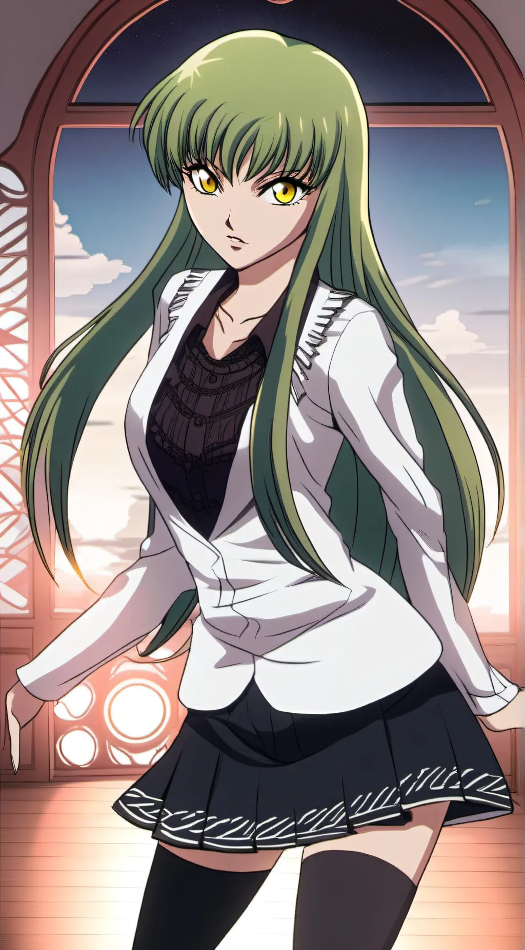 ai character: C.C background