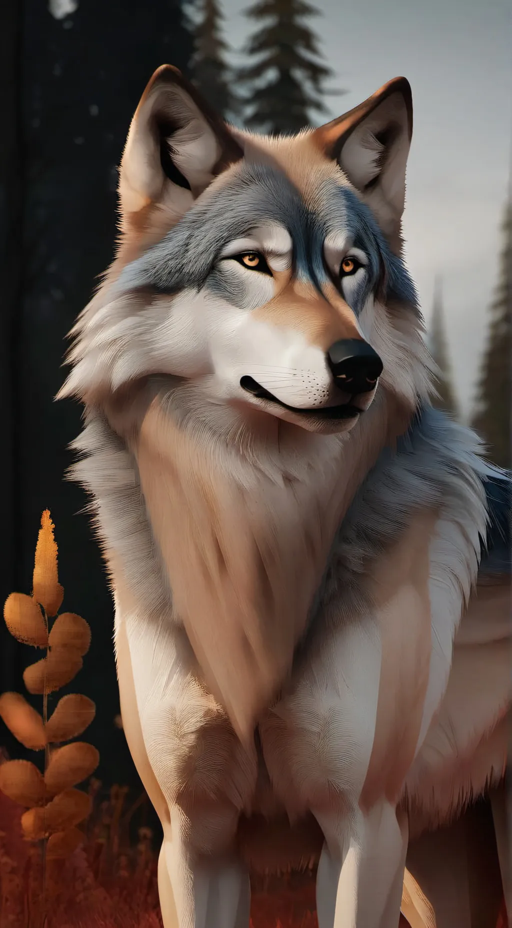 ai character: Rose background