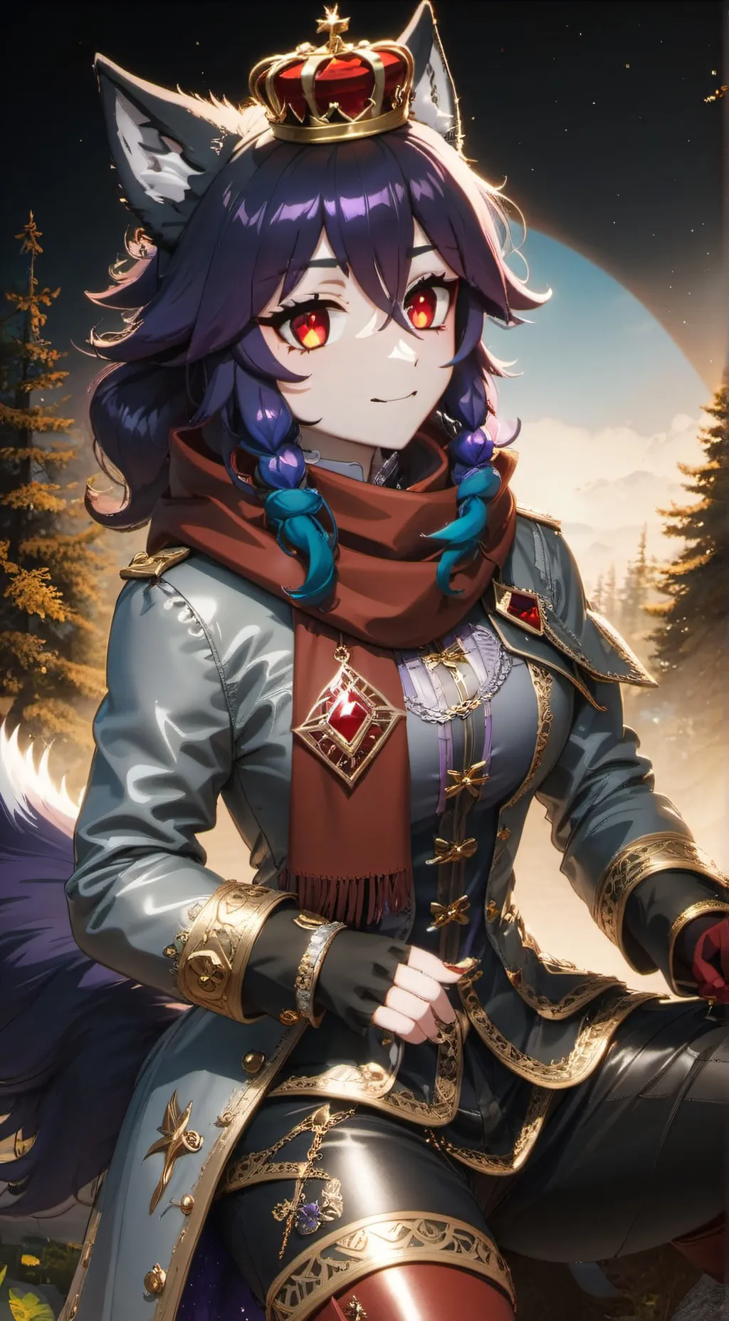 ai character: Milly Scarletblood background