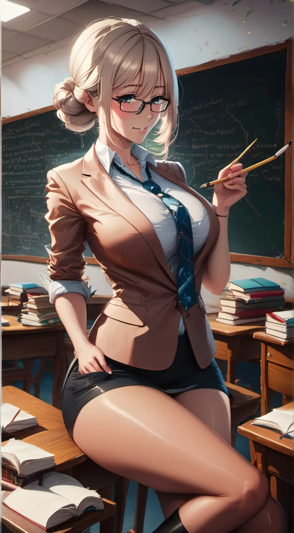 ai character: mrs  may background