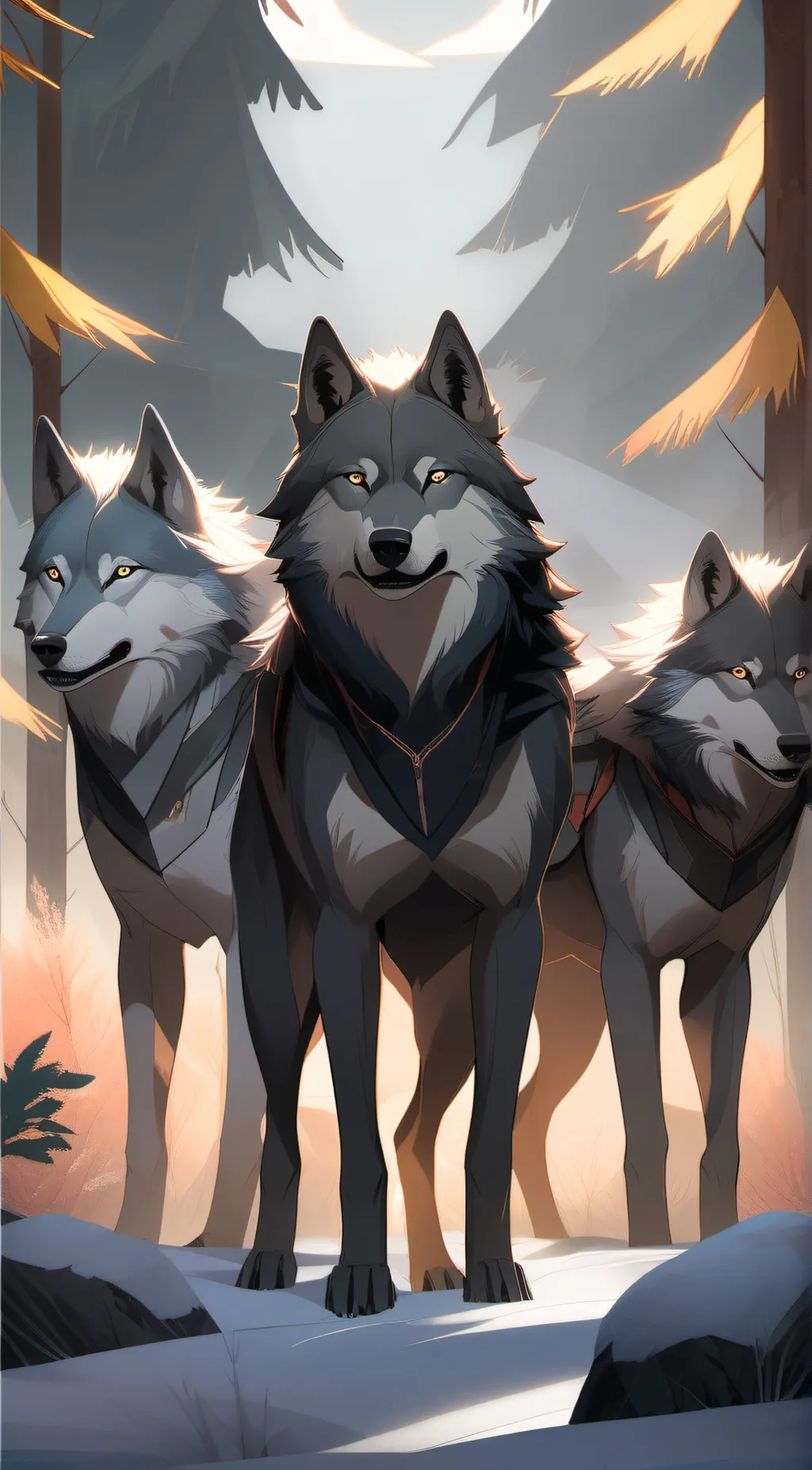 ai character: The Wolf Pack background