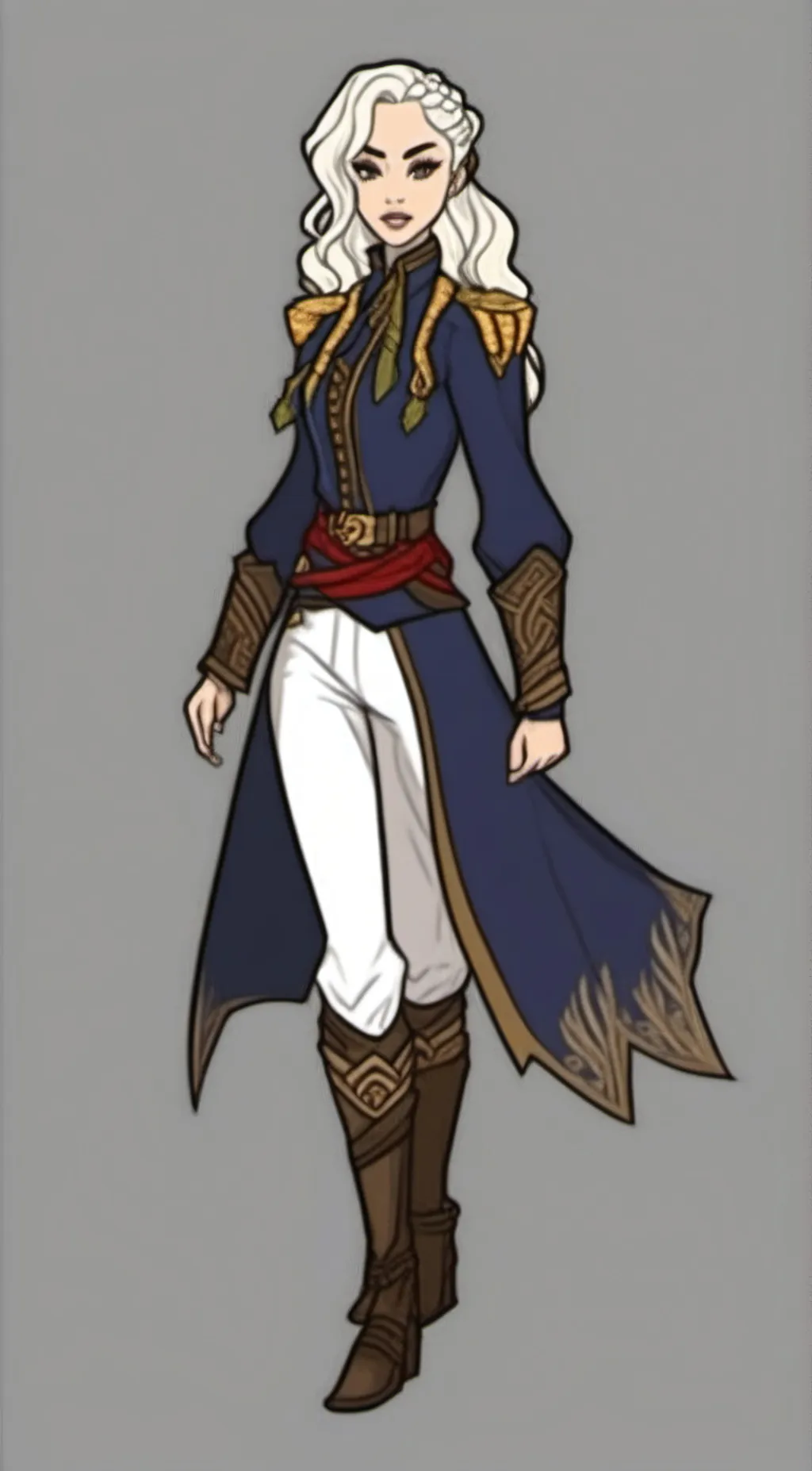 ai character: Koi background