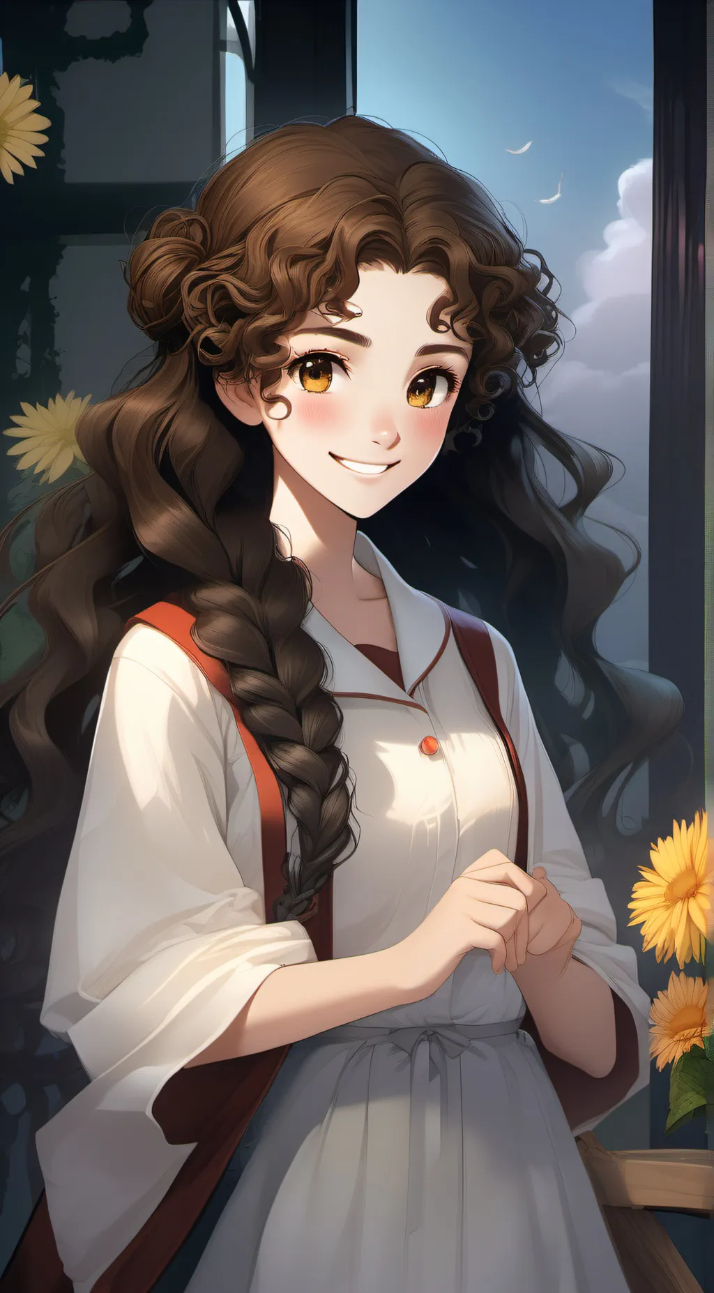 ai character: Evelyn Meier background