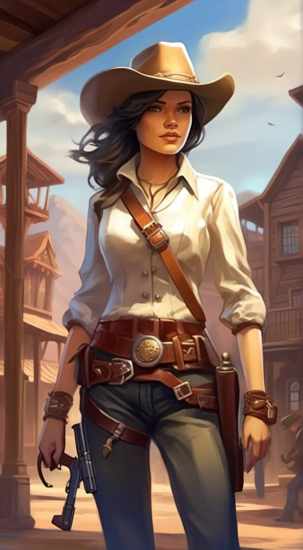 ai character: Sarah background