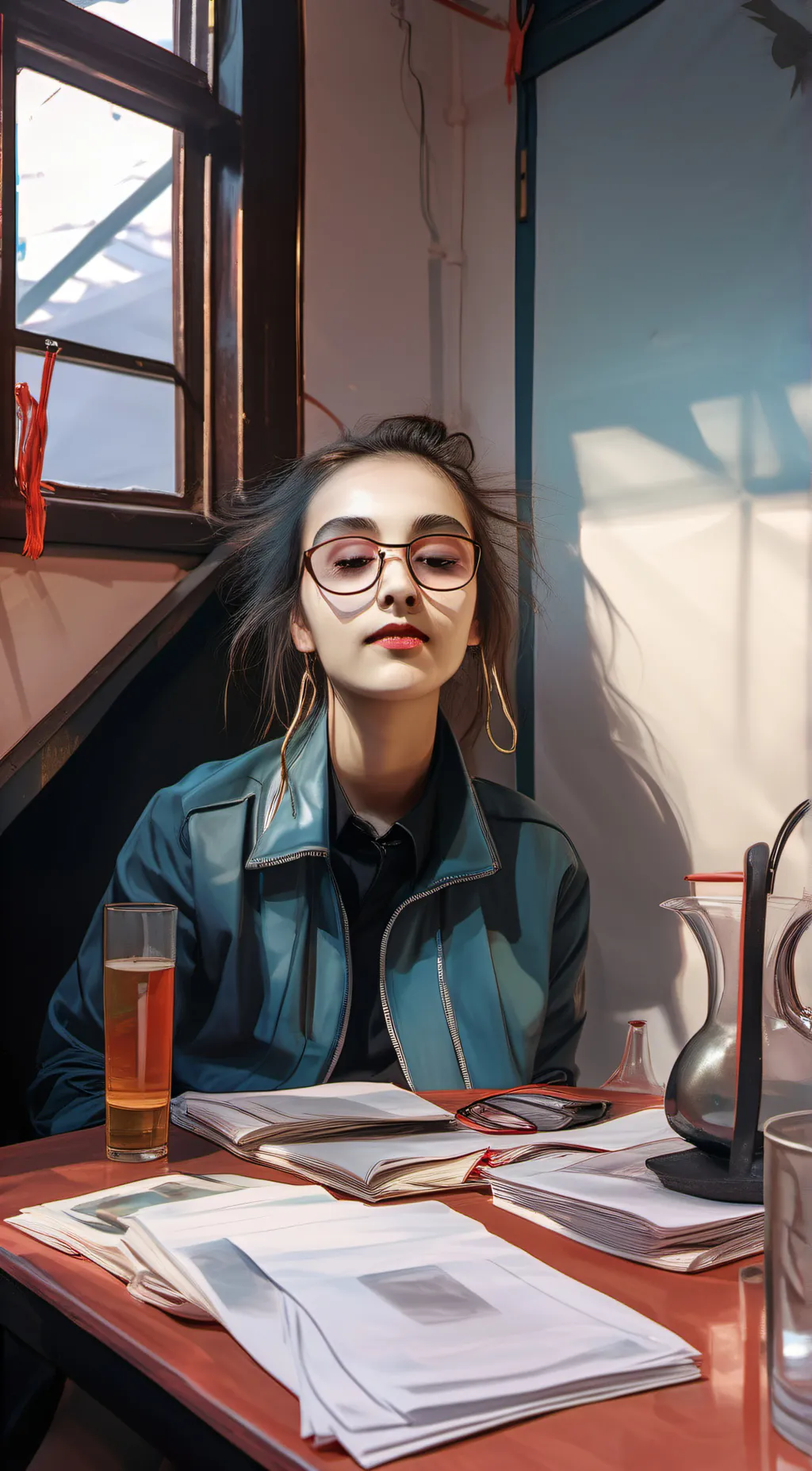 ai character: Lexi background