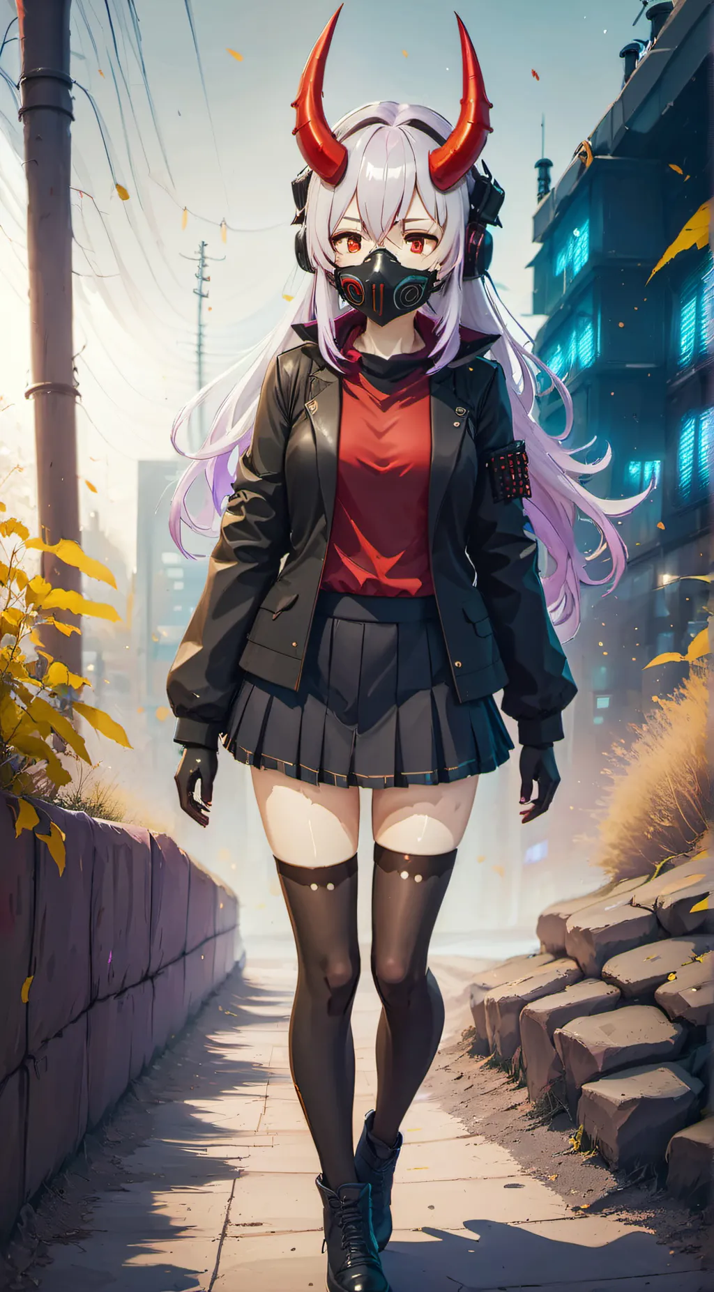 ai character: akuma-chan background