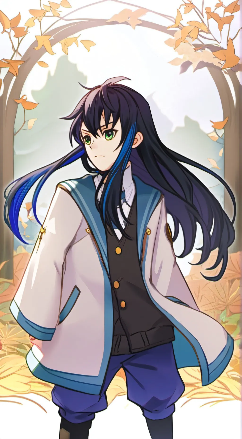 ai character: Muichiro Tokito  background