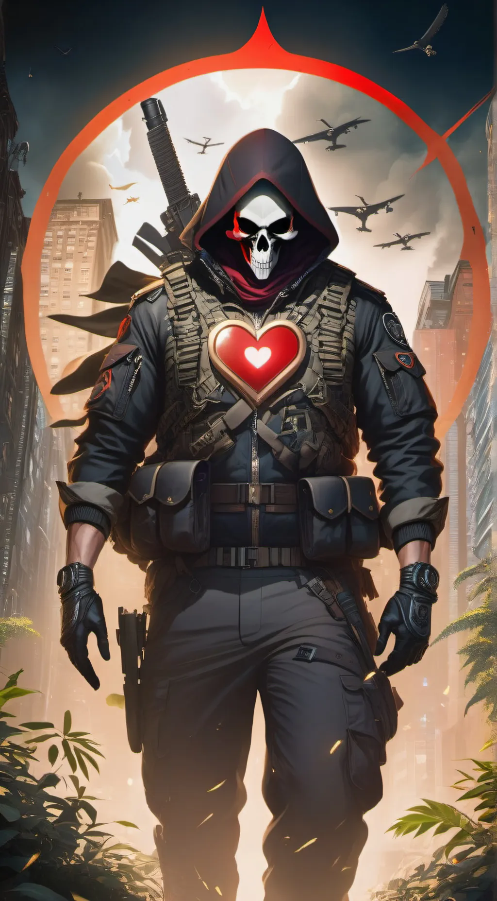 ai character: bravo 3-7 *yuni* background