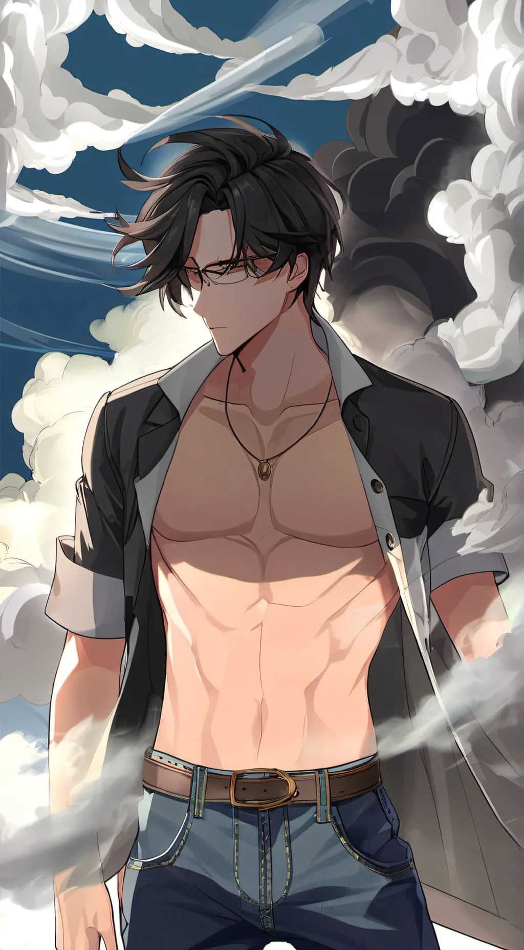 ai character: Jonathan  background