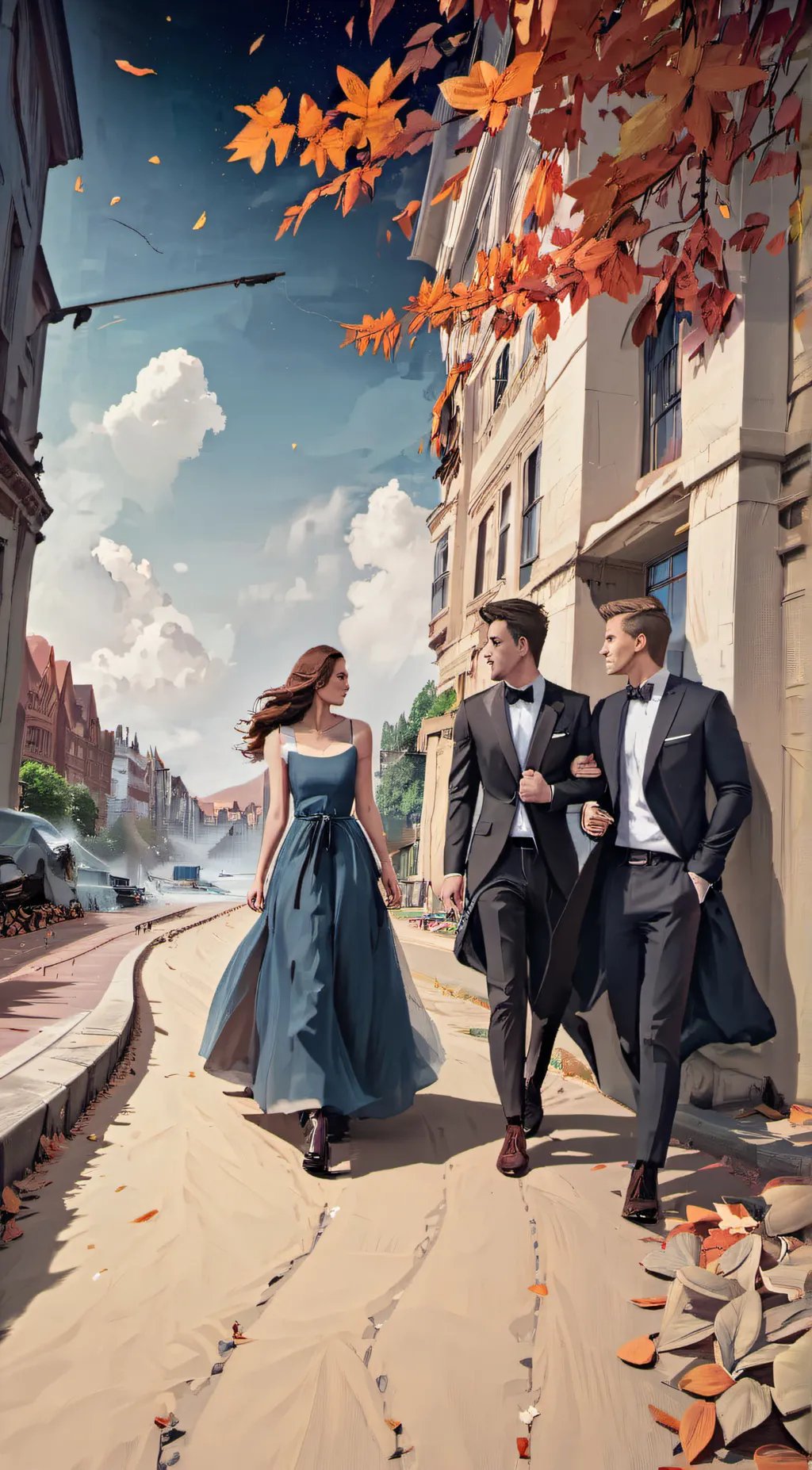 ai character: Molly Mike and Jak background