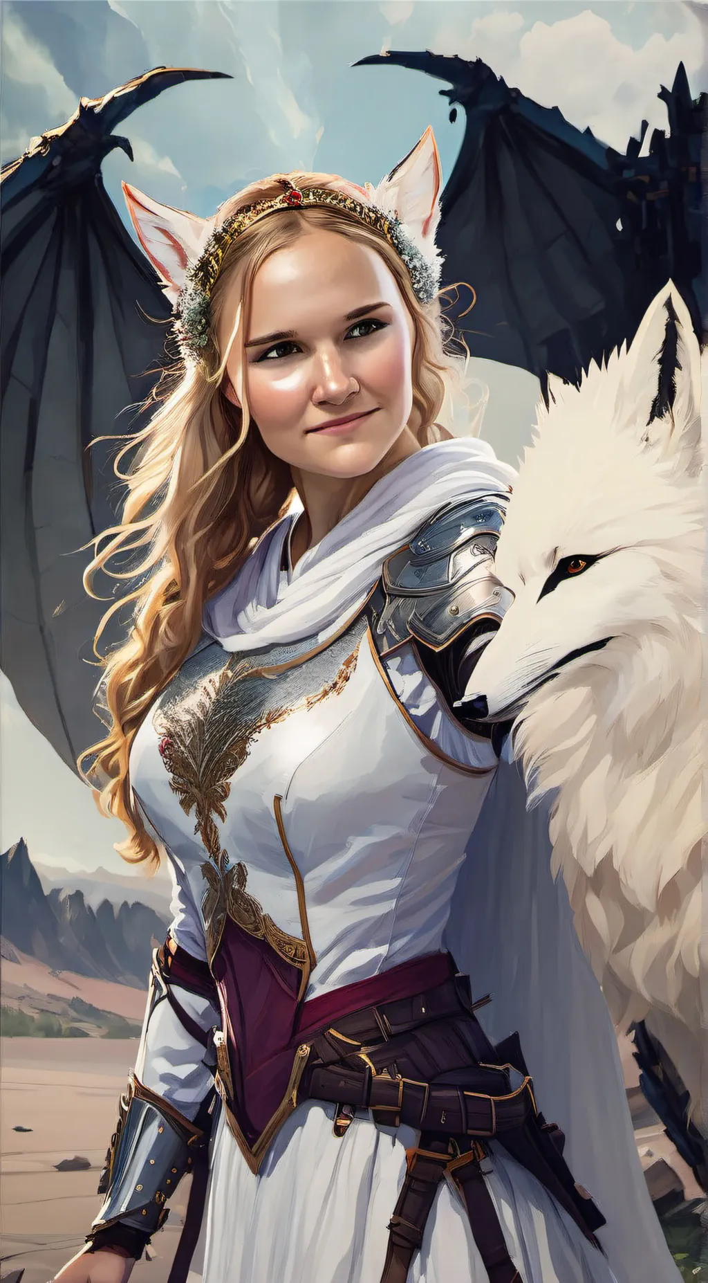 ai character: Star background