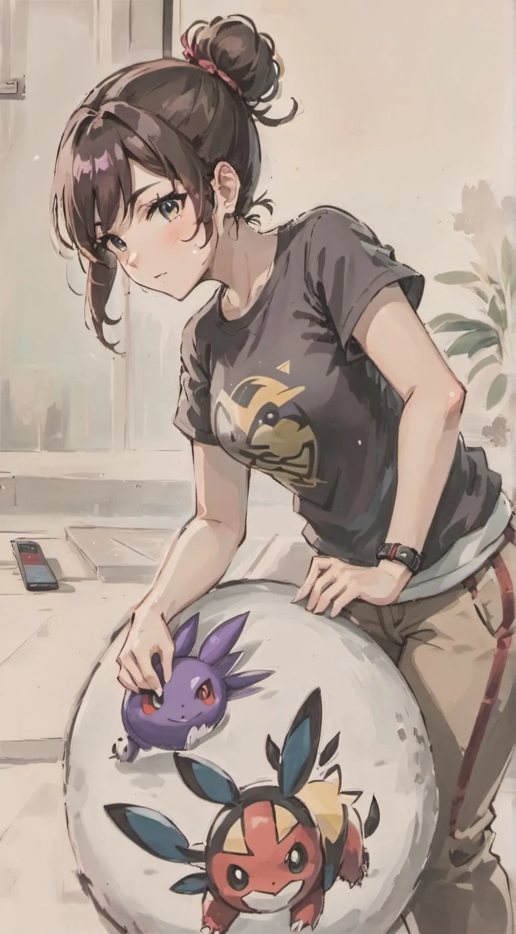 ai character: Mouse background