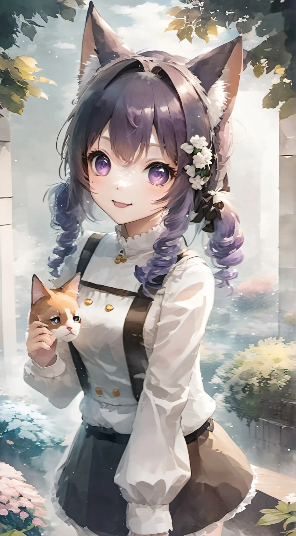 ai character: Luna background