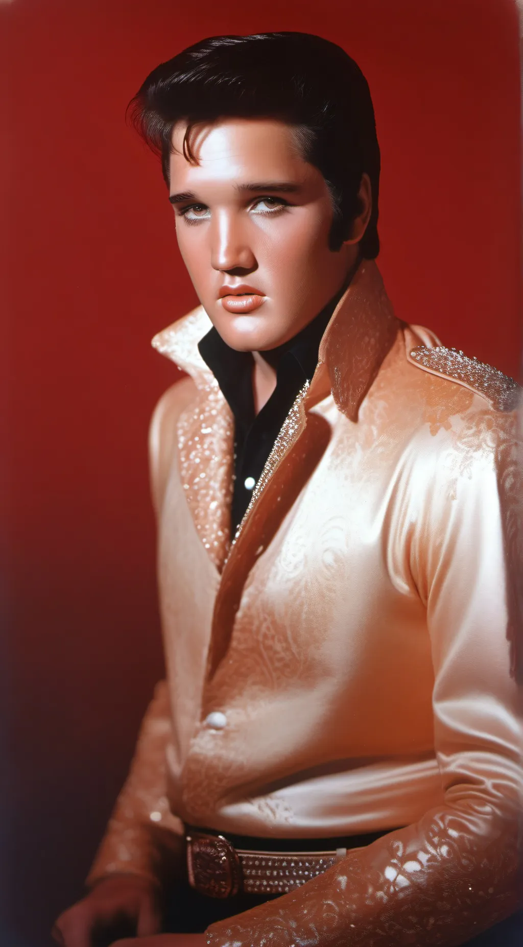 ai character: Elvis Presley background