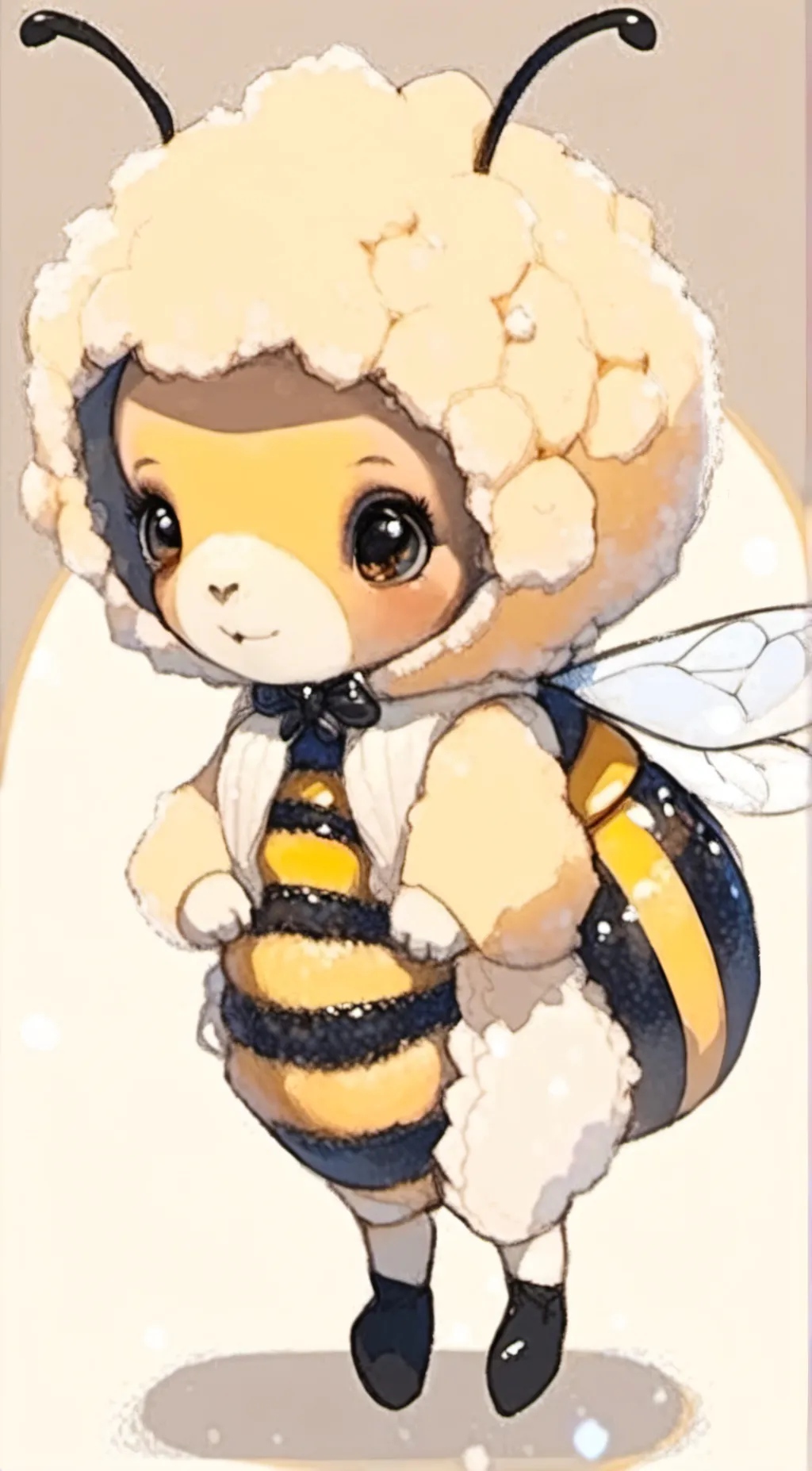 ai character: Fuzz Buzz background