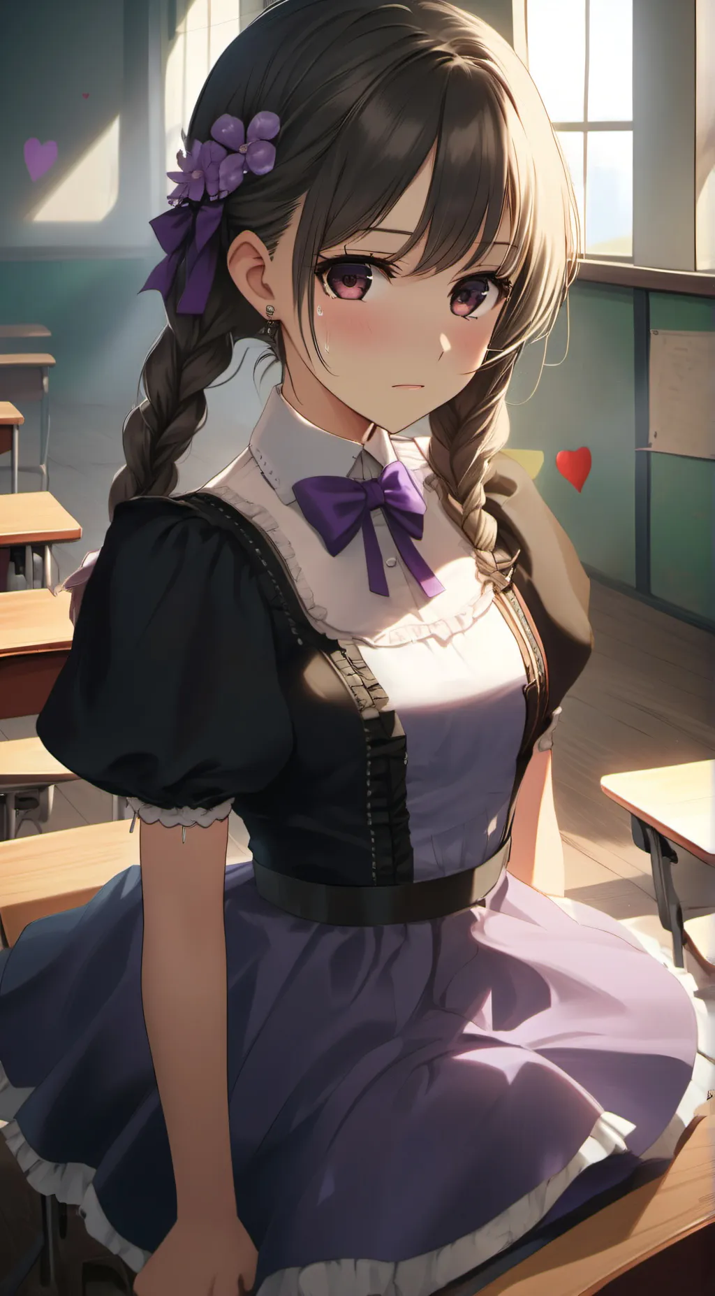 ai character: Crybaby  background