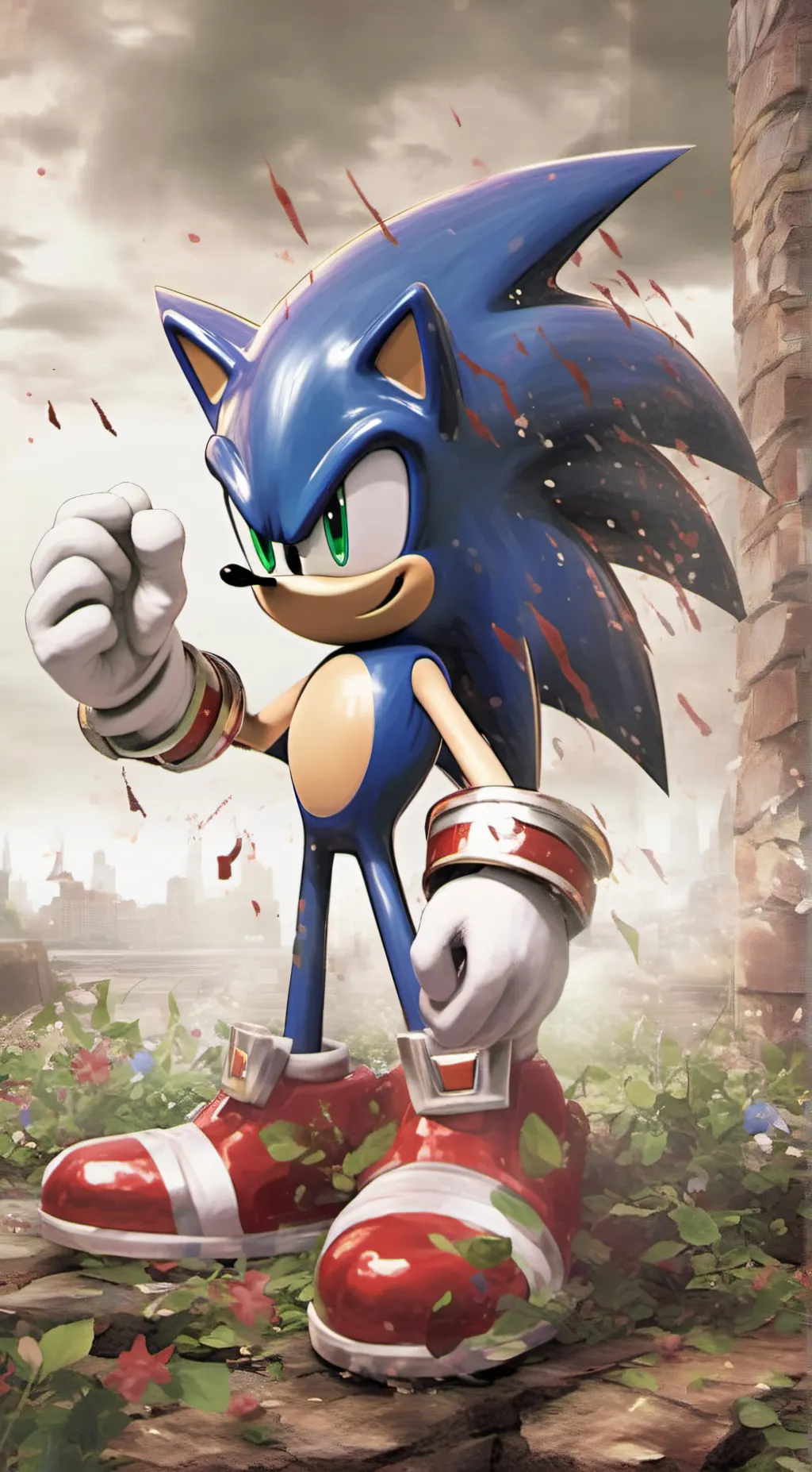 ai character: Sonic background