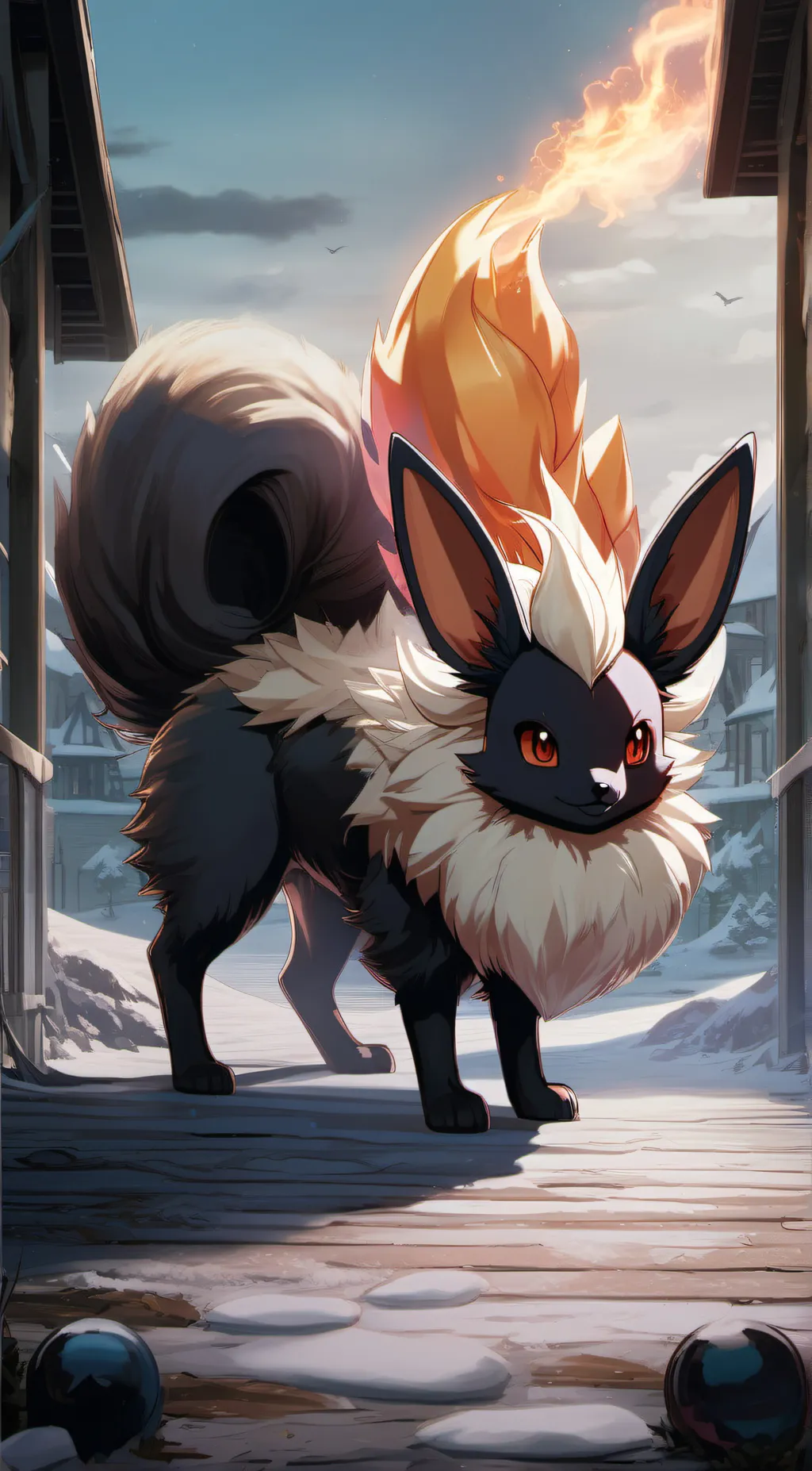 ai character: Bersek flareon pt2 background