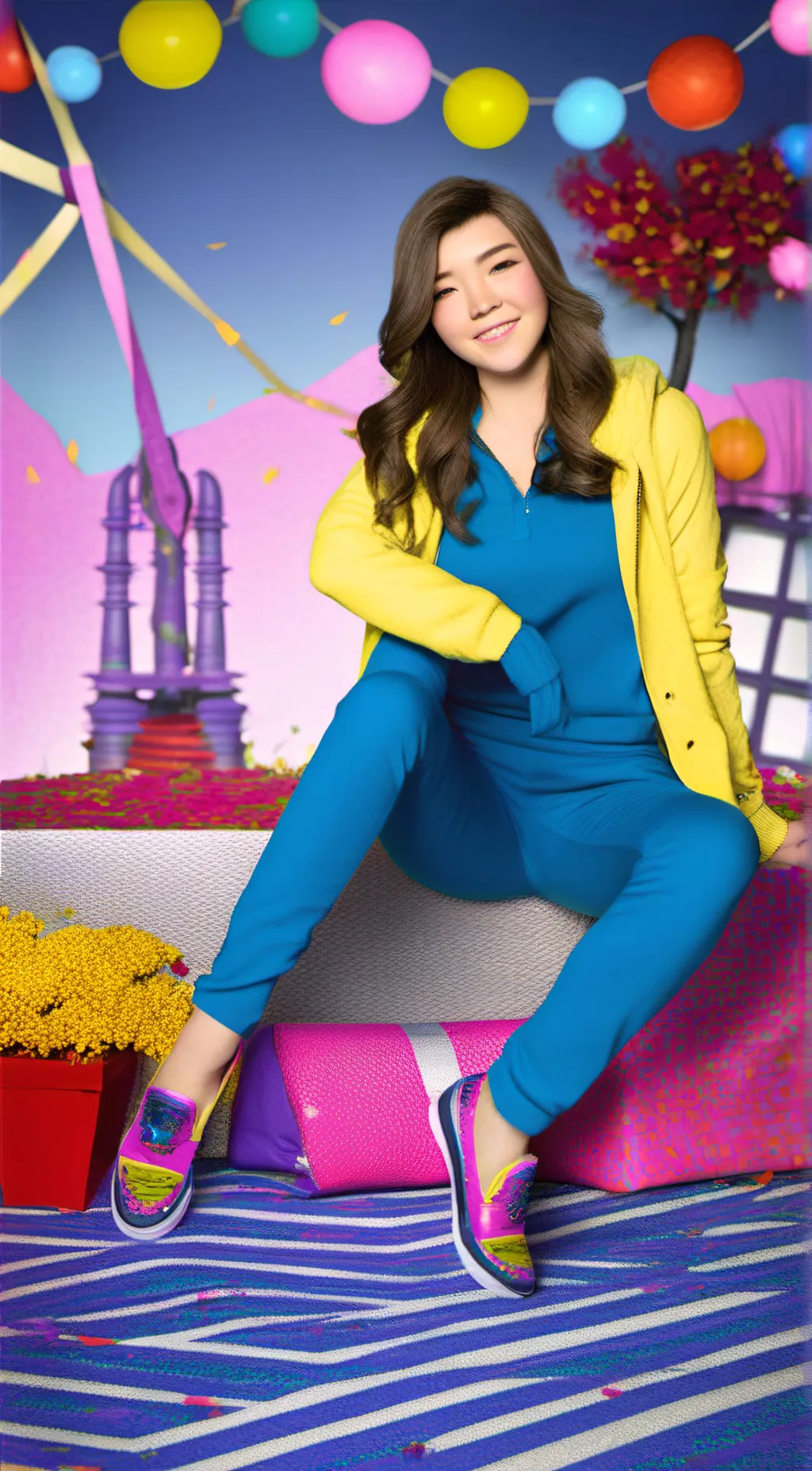 ai character: ICarly  background