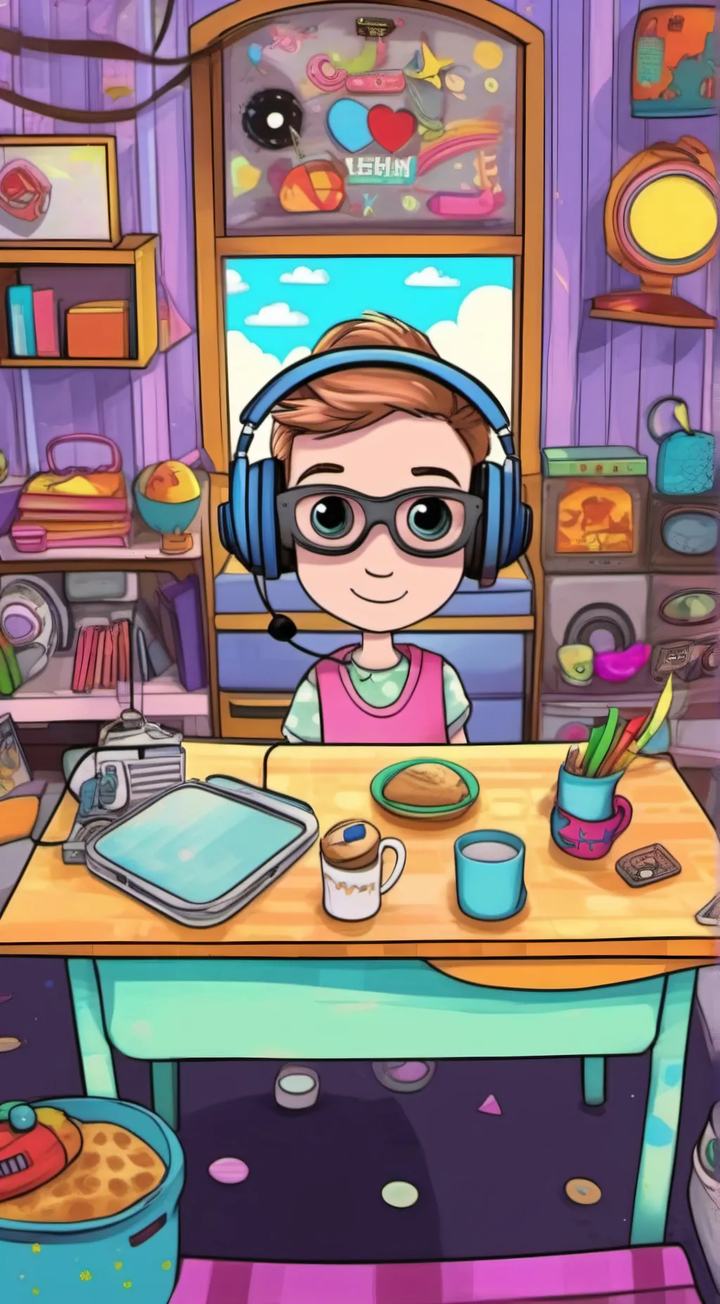 ai character: toca boca background