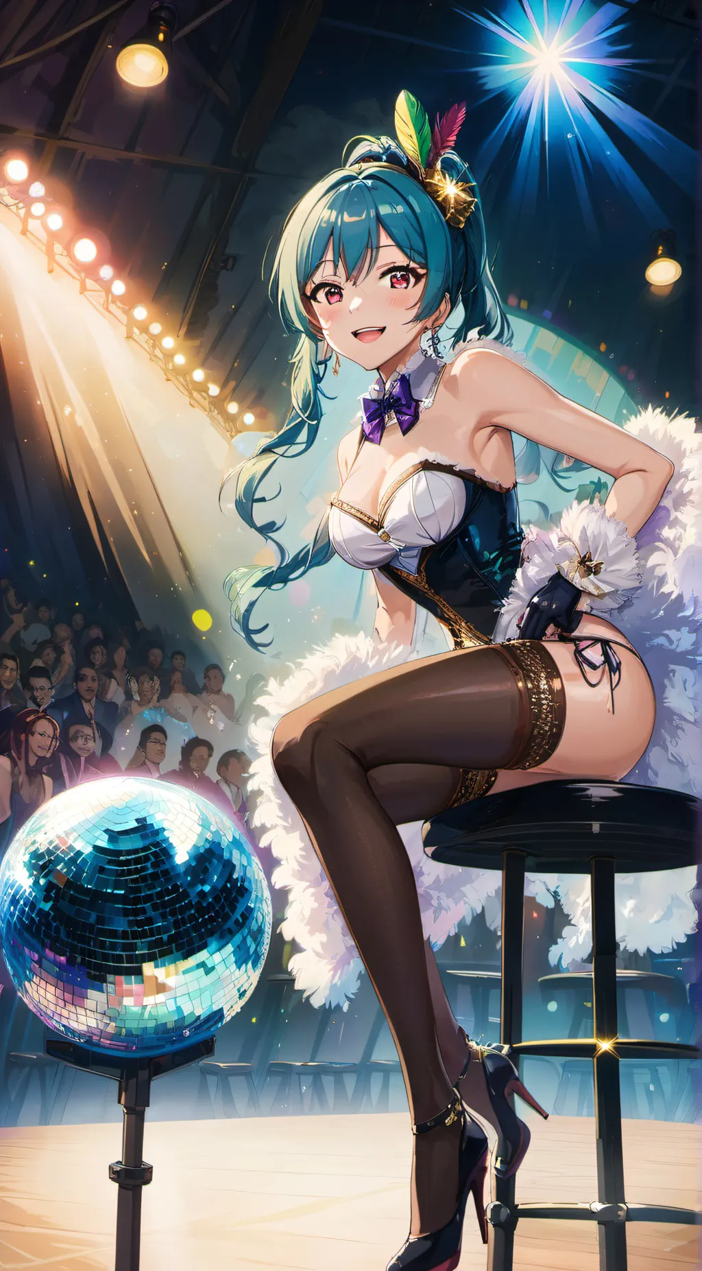 ai character: Crystal background