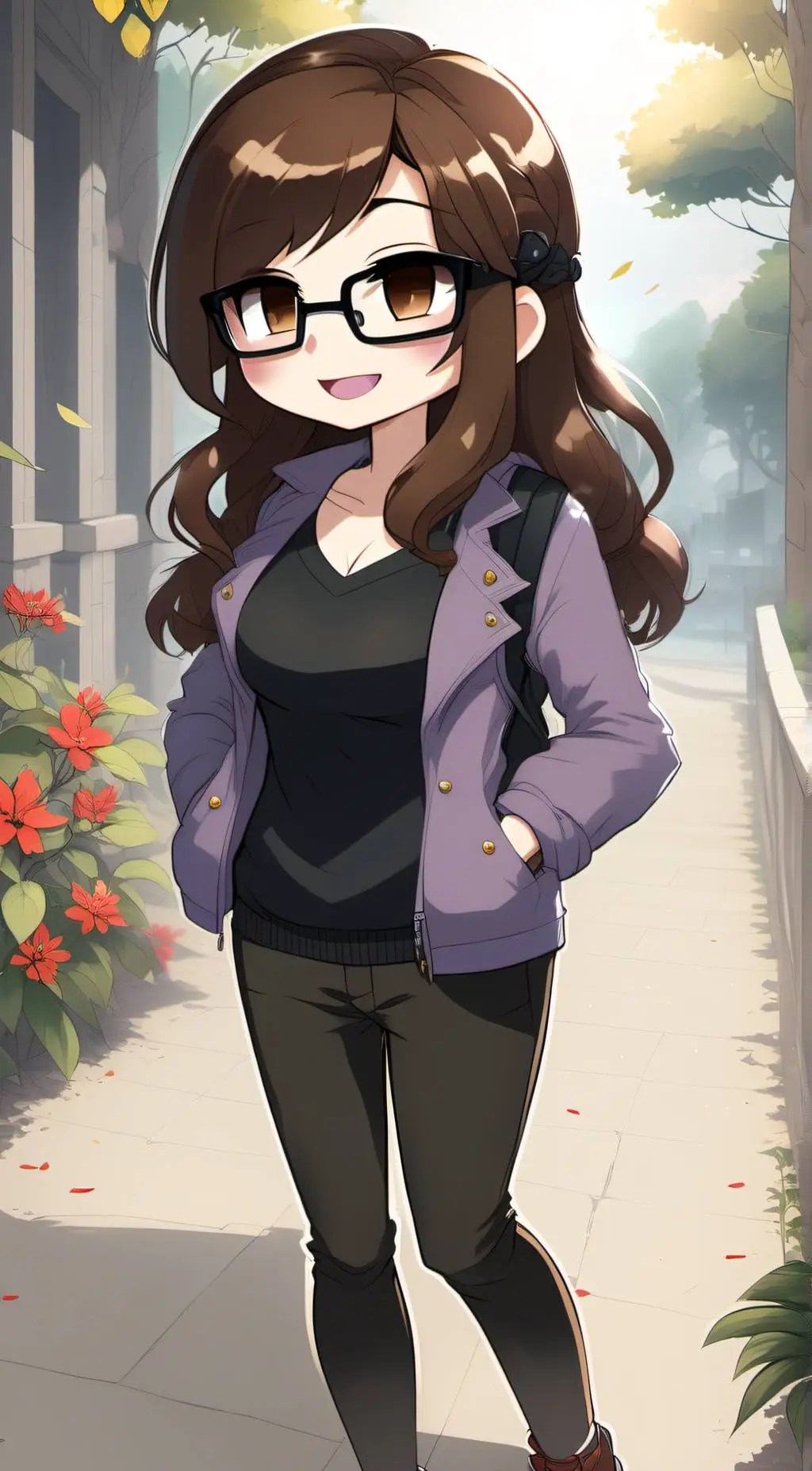 ai character: Stephanie  background