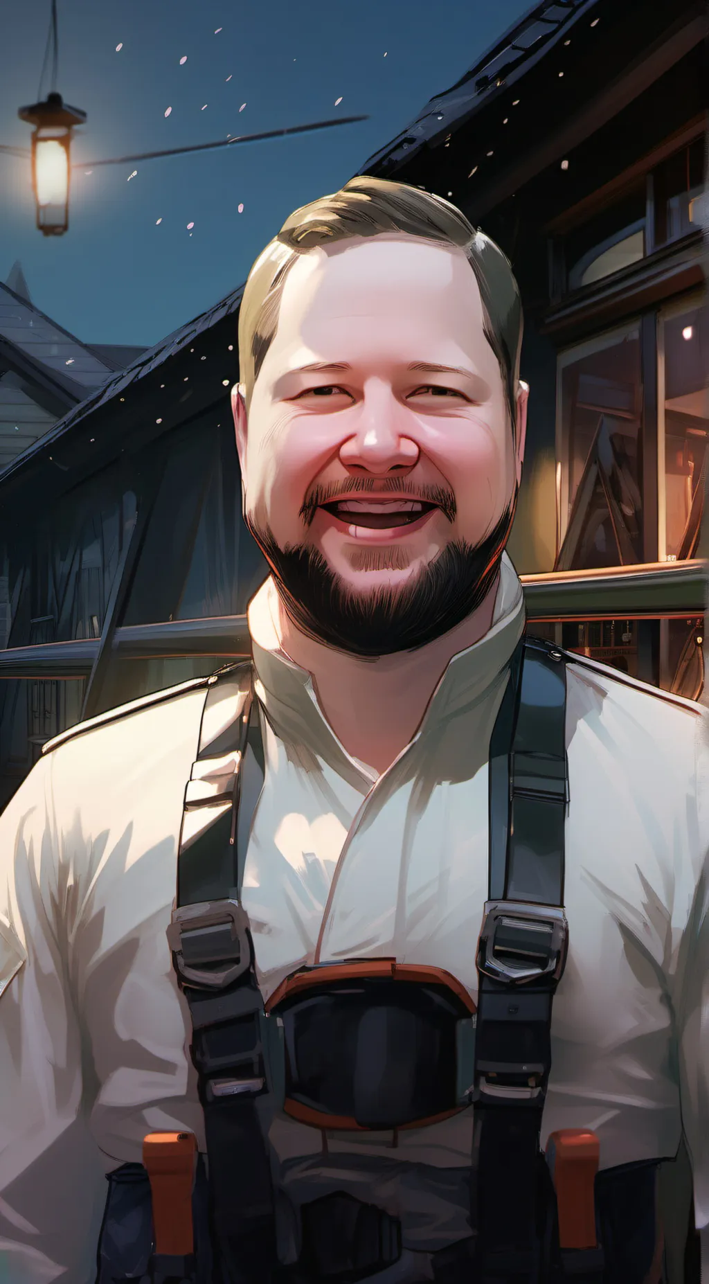 ai character: Chuck  background