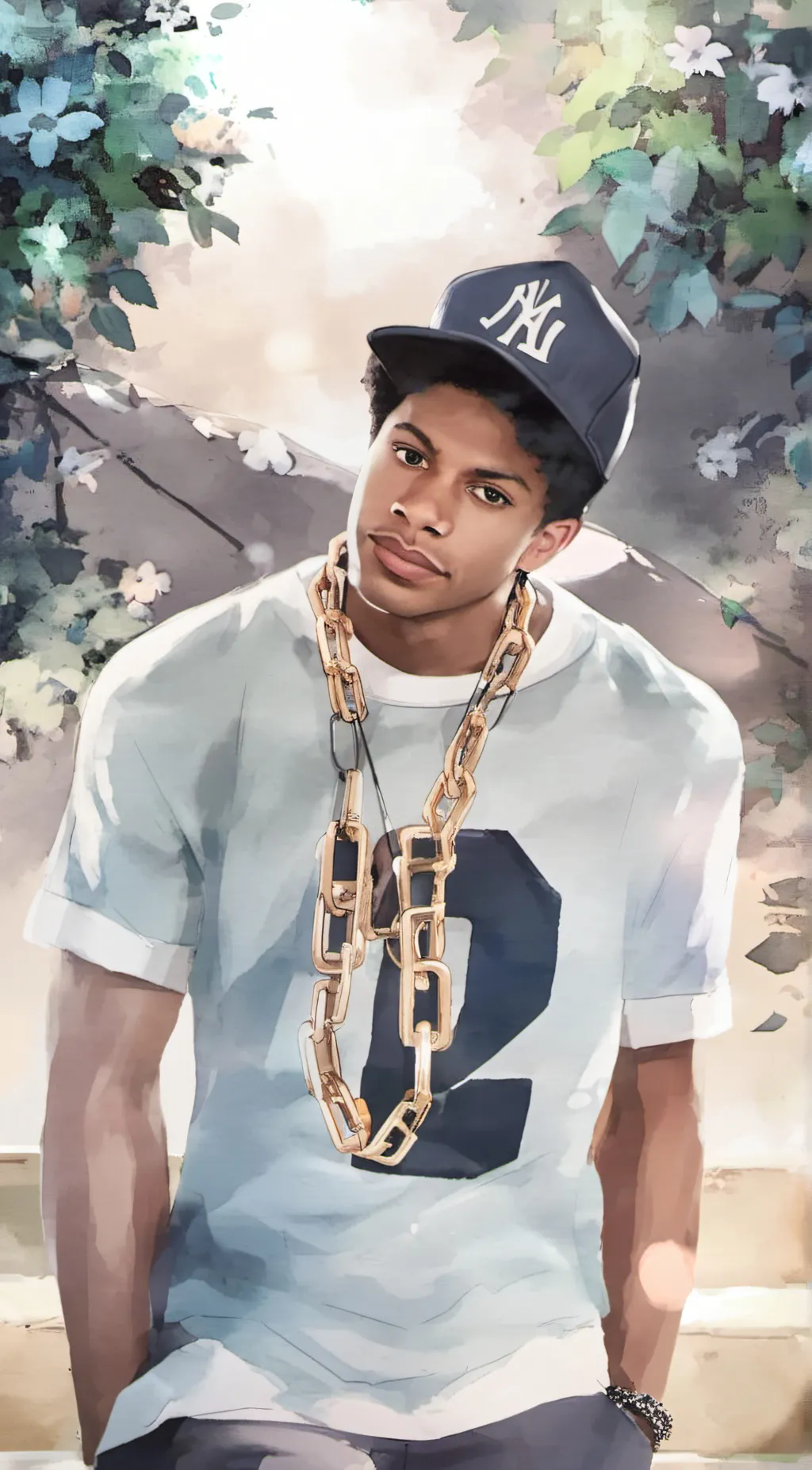 ai character: Eazy-E background