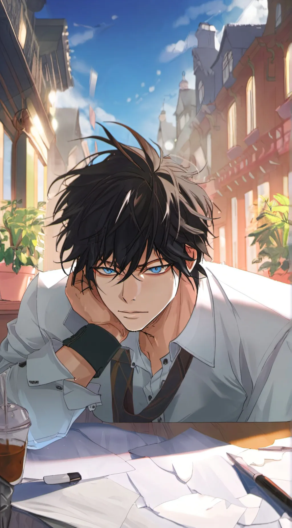 ai character: Cameron background