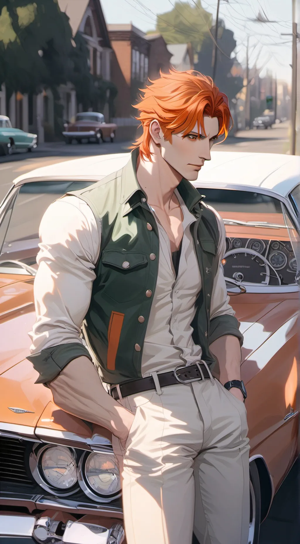 ai character: Christmas background