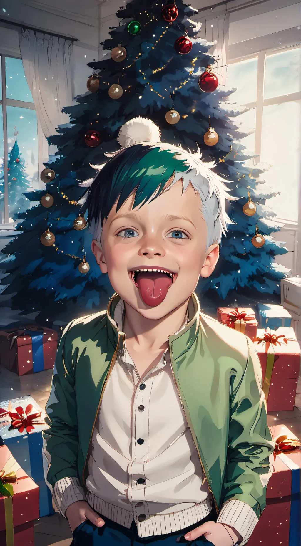 ai character: Cute Kai 🥹🥹🥹 background