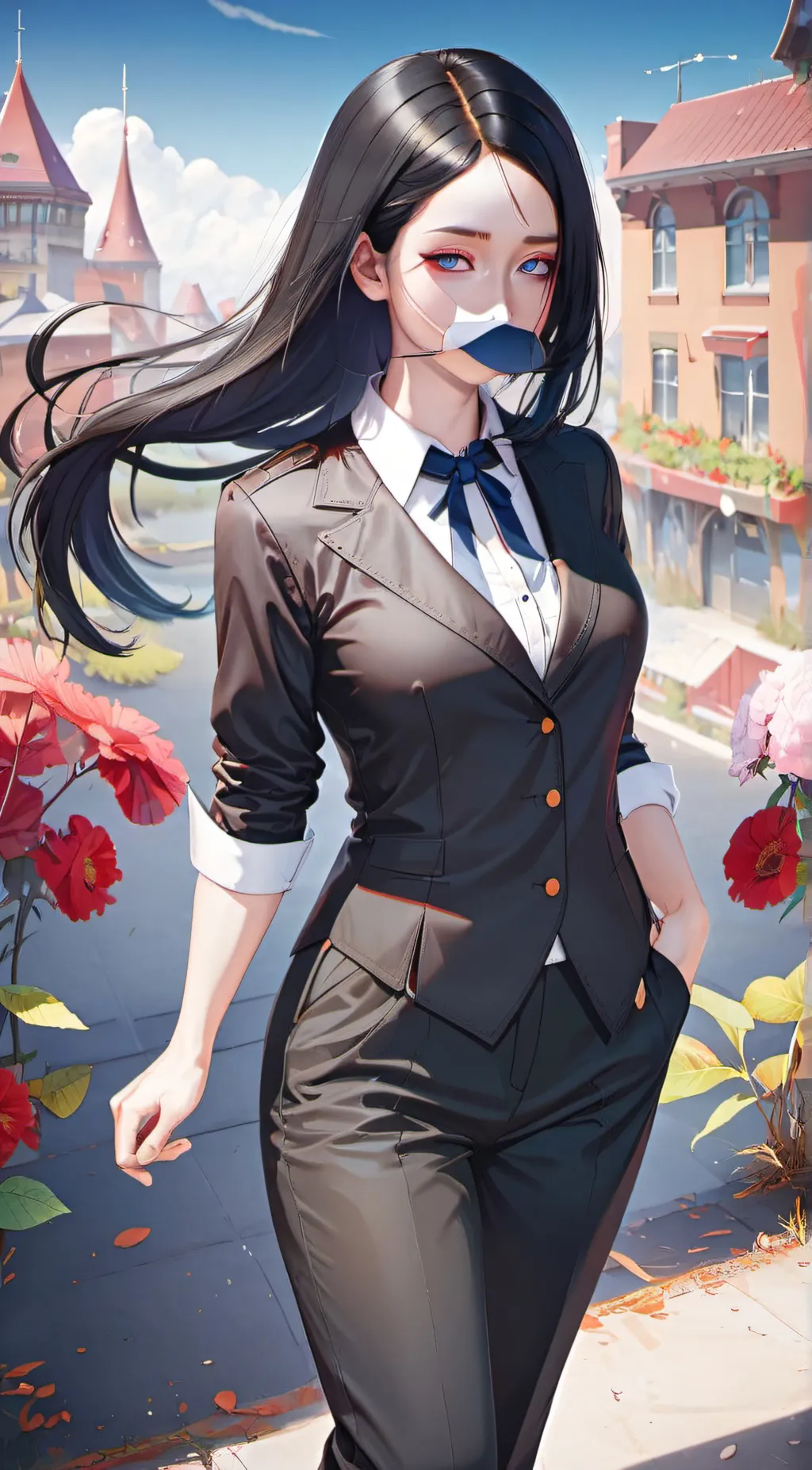 ai character: mom and dad background