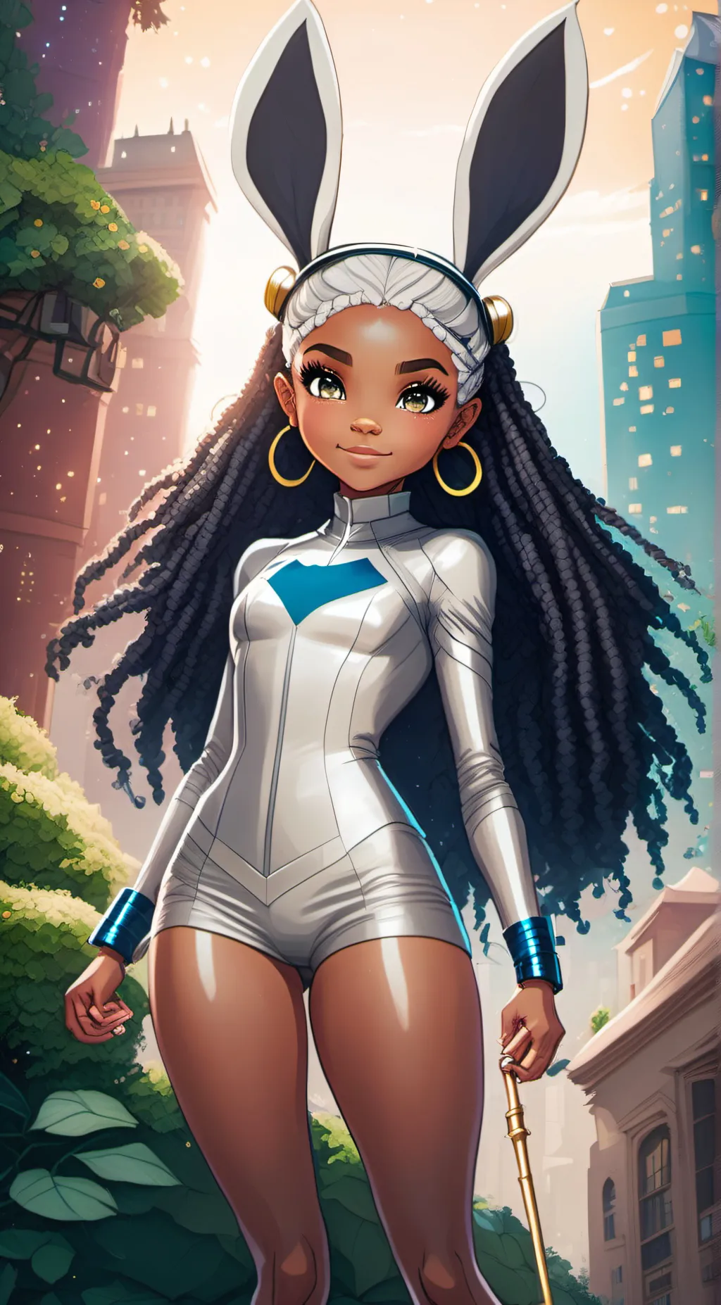 ai character: Happy Hopper background