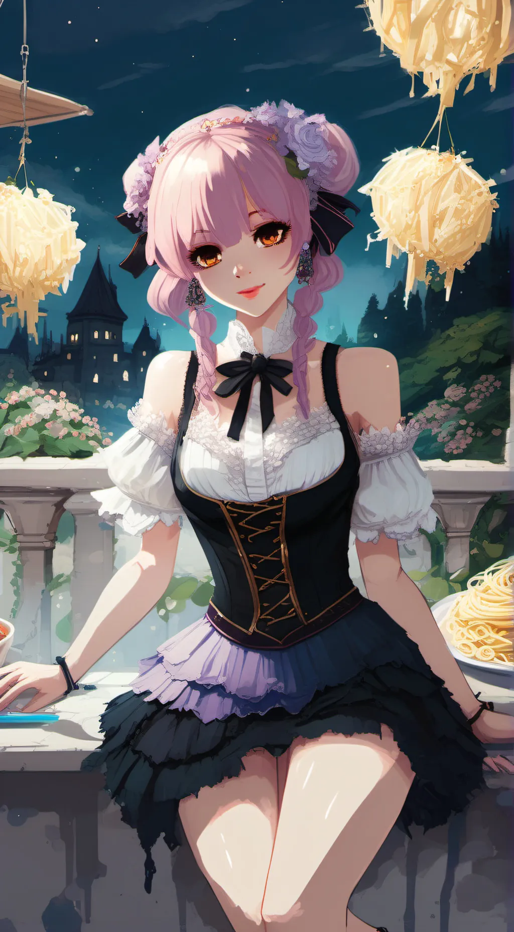 ai character: 𝕷𝖎𝖑𝖆𝖈❣️ background