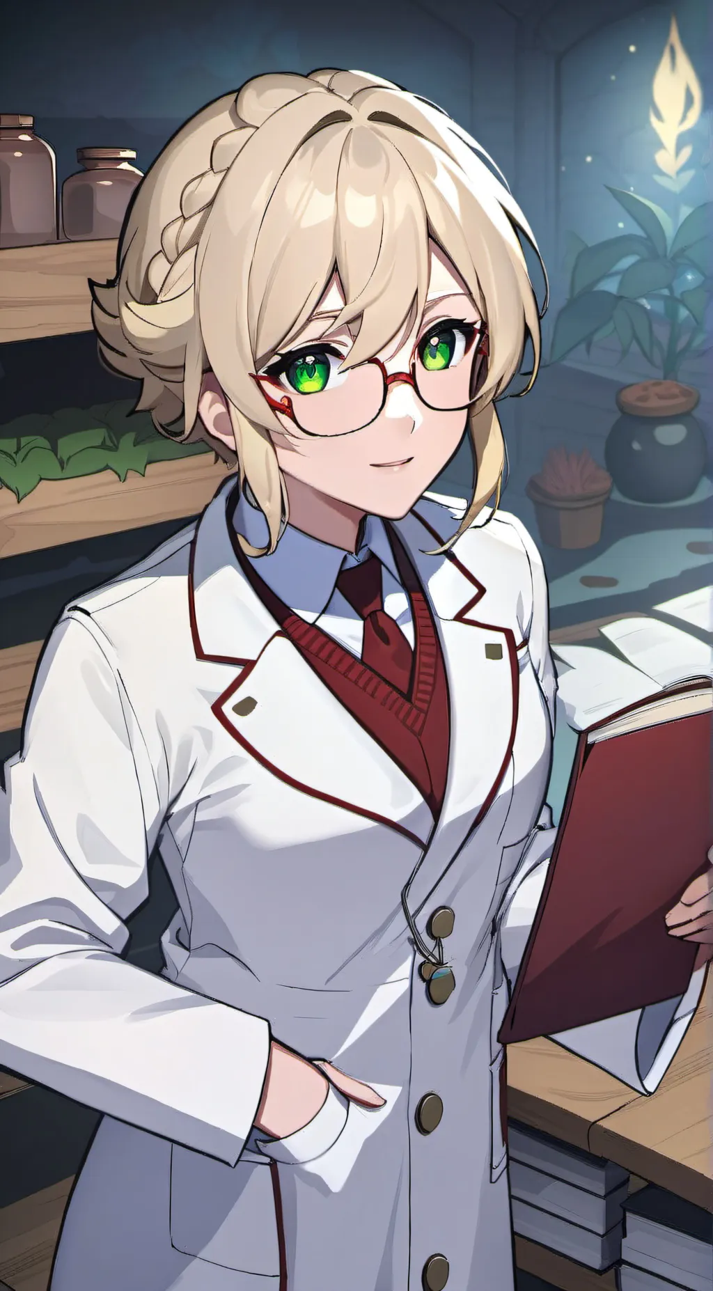ai character: Dr. Allie background